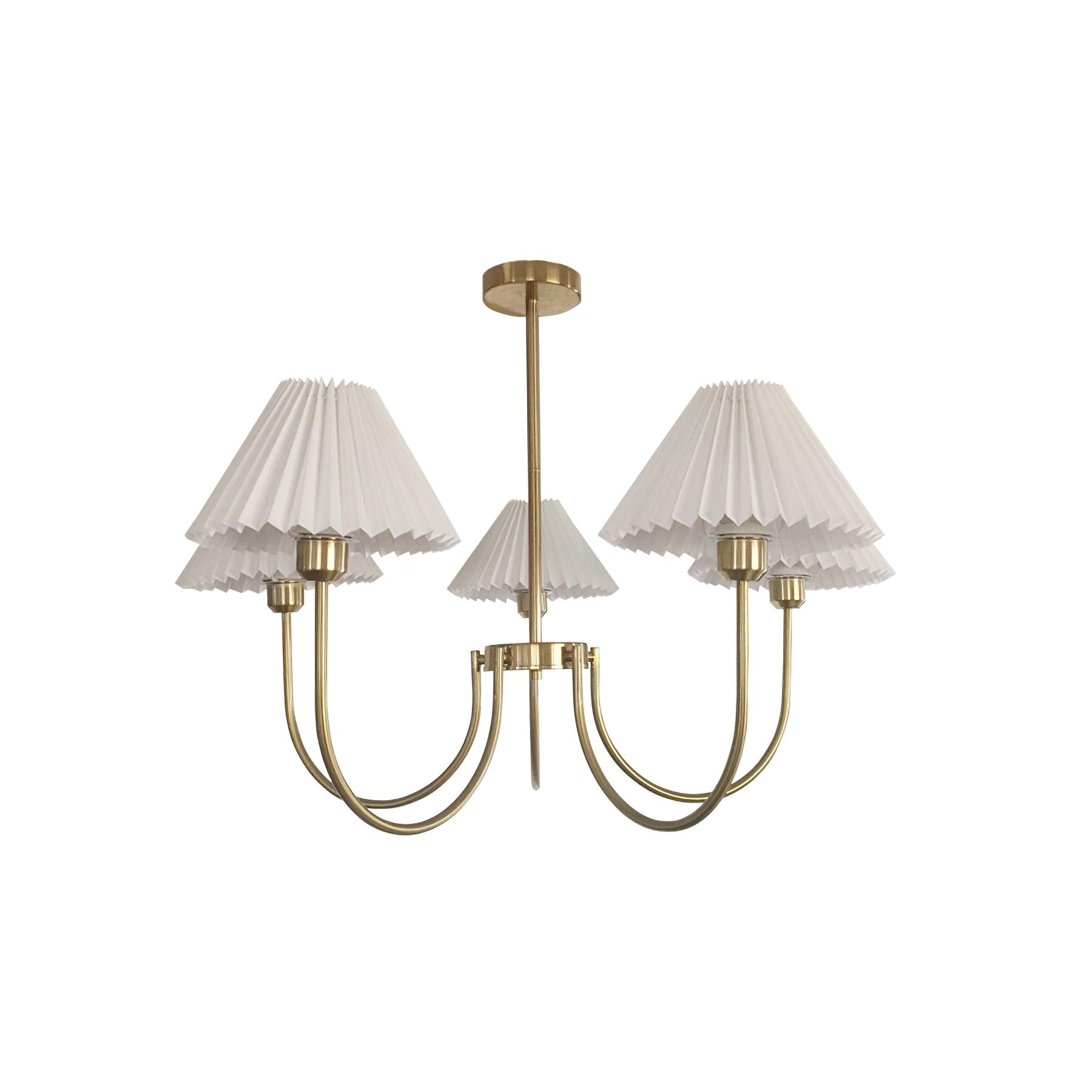 Lenore Pleated Chandelier - Lumpaz