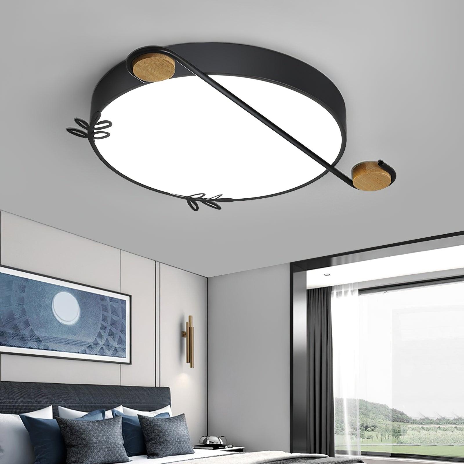 Musical Note Round Ceiling Lamp - Lumpaz