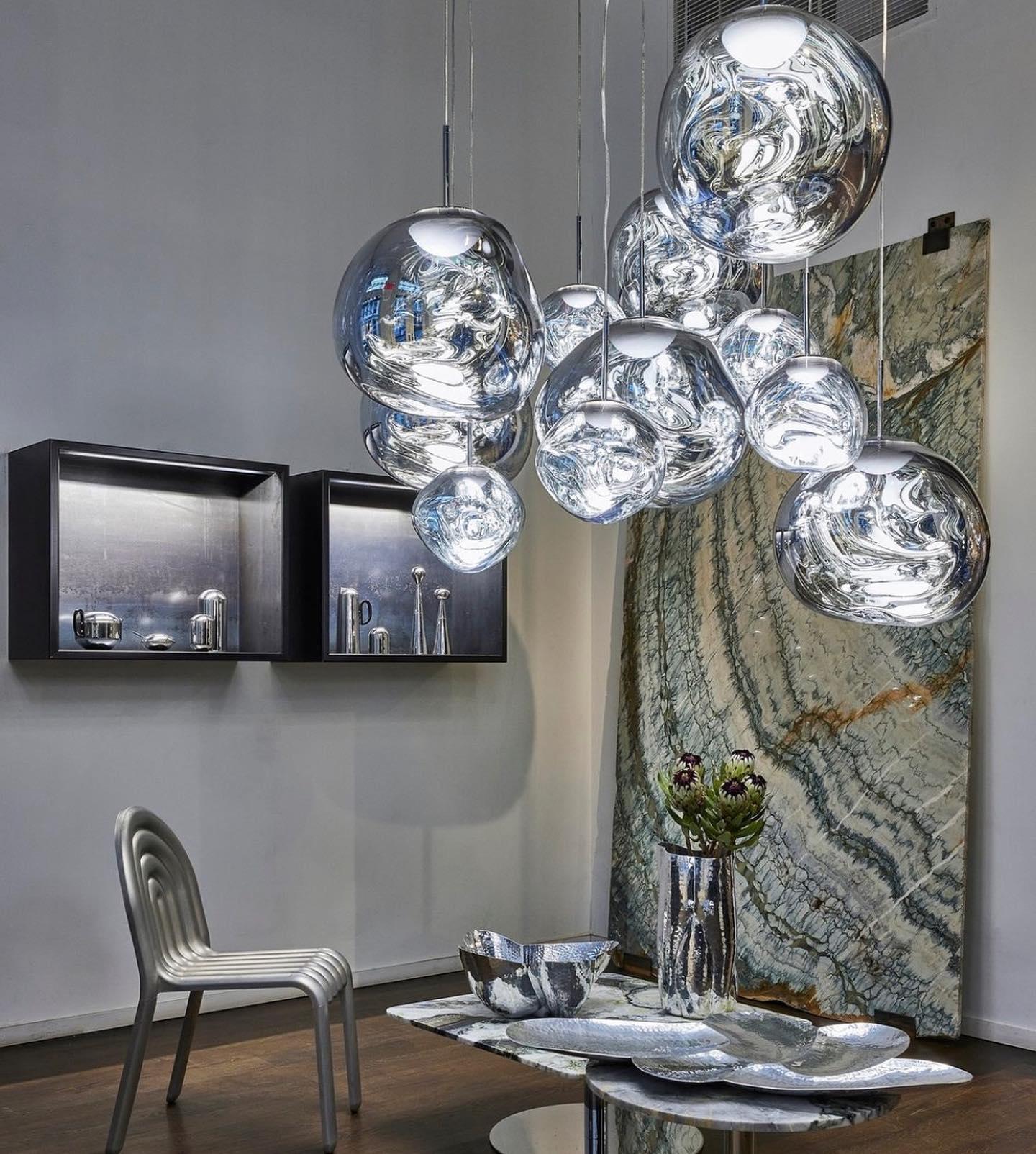 Multi Lava Round Pendant Lamp - Lumpaz