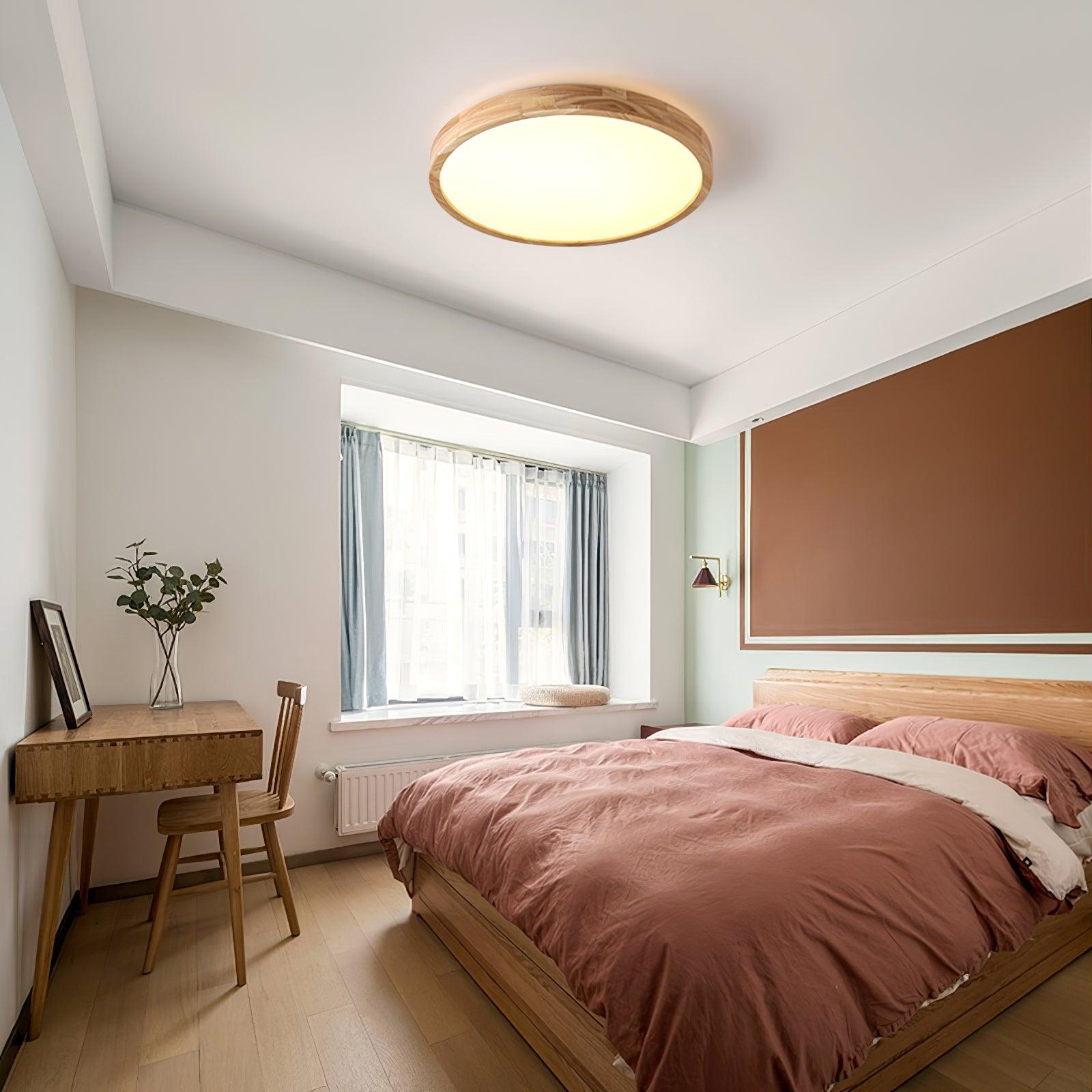Wooden Geometric Ceiling Light - Lumpaz