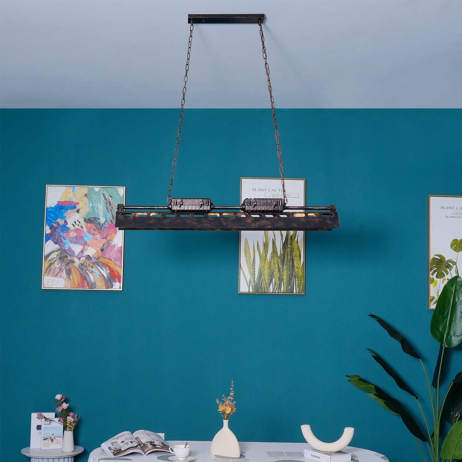 Industrial Steampunk Chandelier - Lumpaz