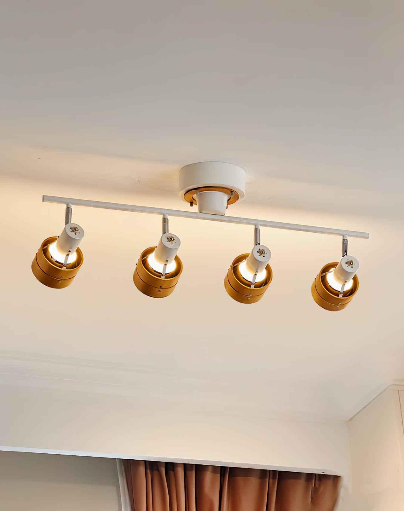 Wooden Adjustable Spot Ceiling Lamp - Lumpaz