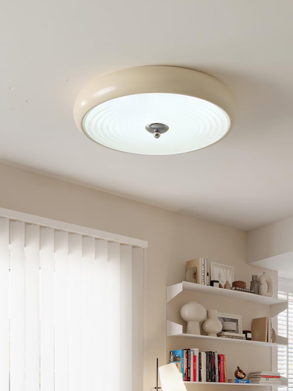 Ripple Cream Ceiling Lamp - Lumpaz