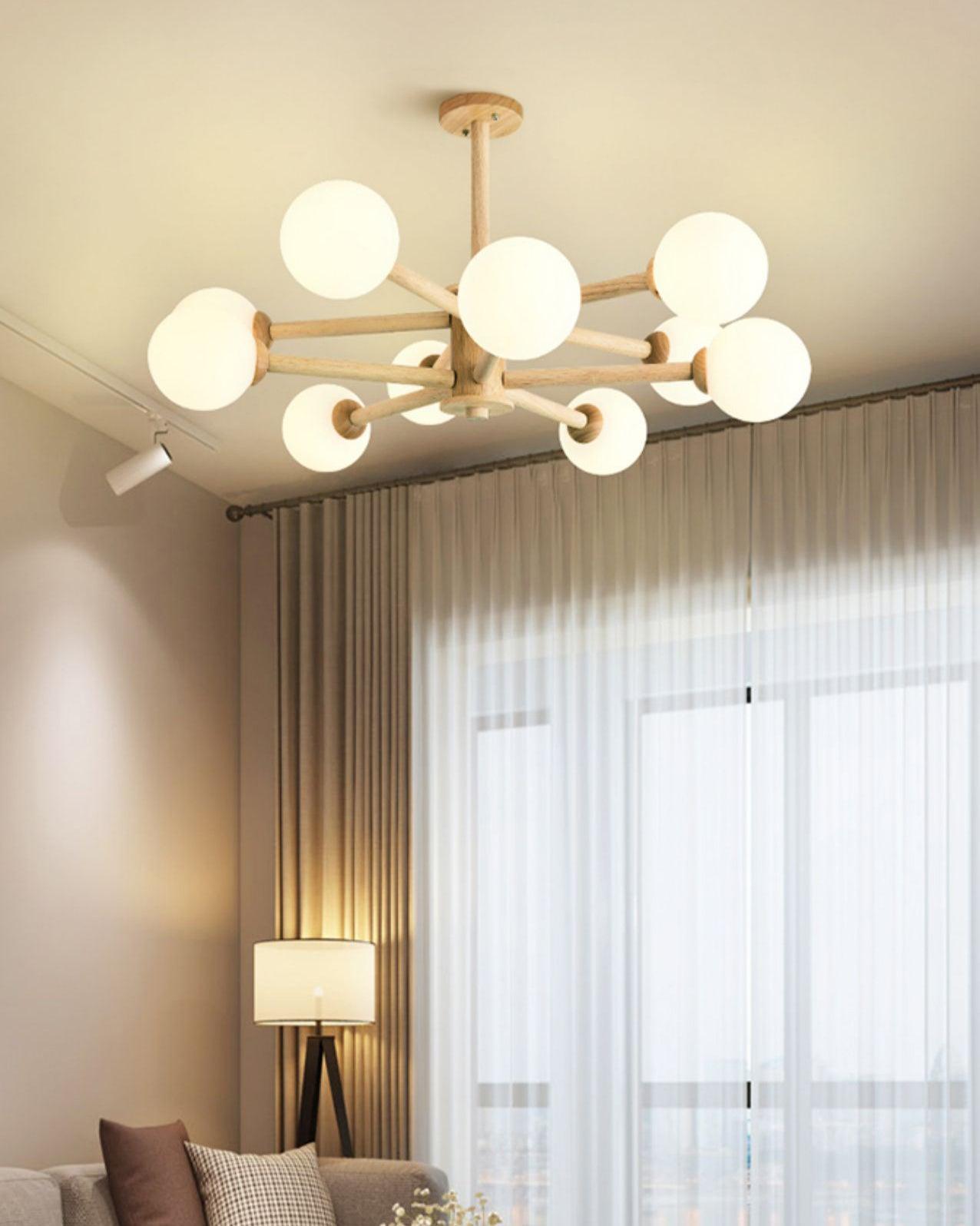 Kozan Wooden Chandelier - Lumpaz