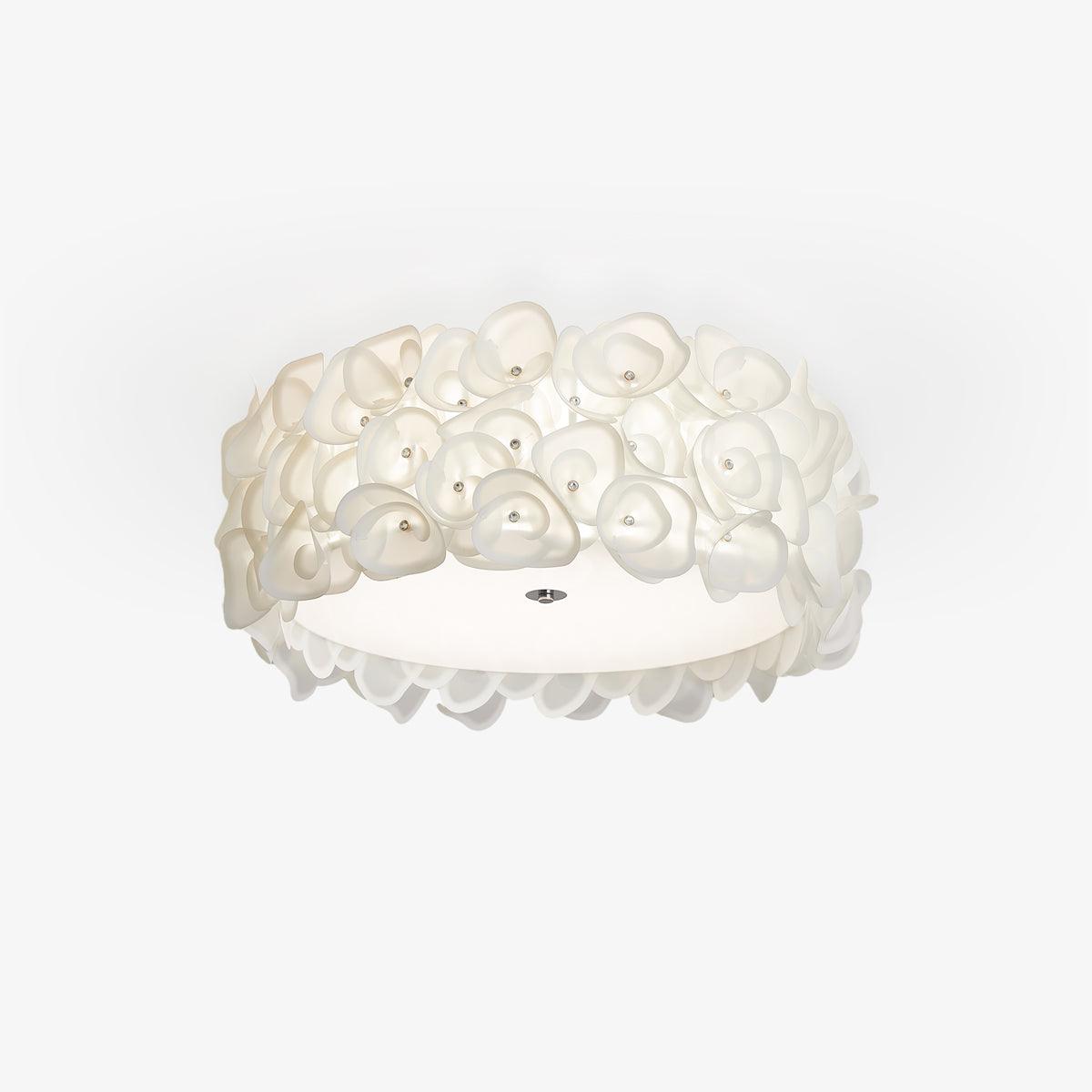 White Hydrangea Ceiling Lamp - Lumpaz