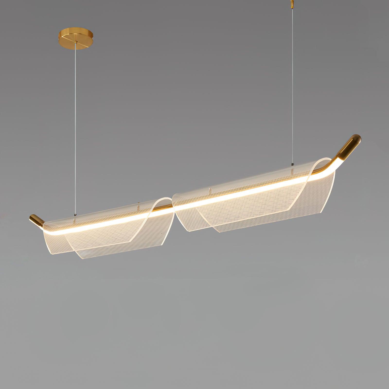 Two Boats Acrylic Pendant Light - Lumpaz