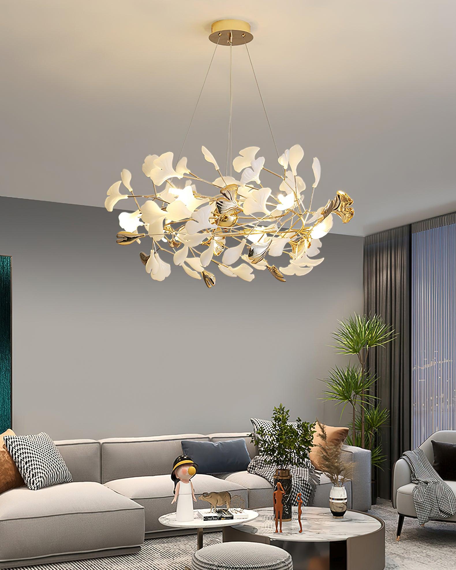 Gingko Chandelier H - Lumpaz