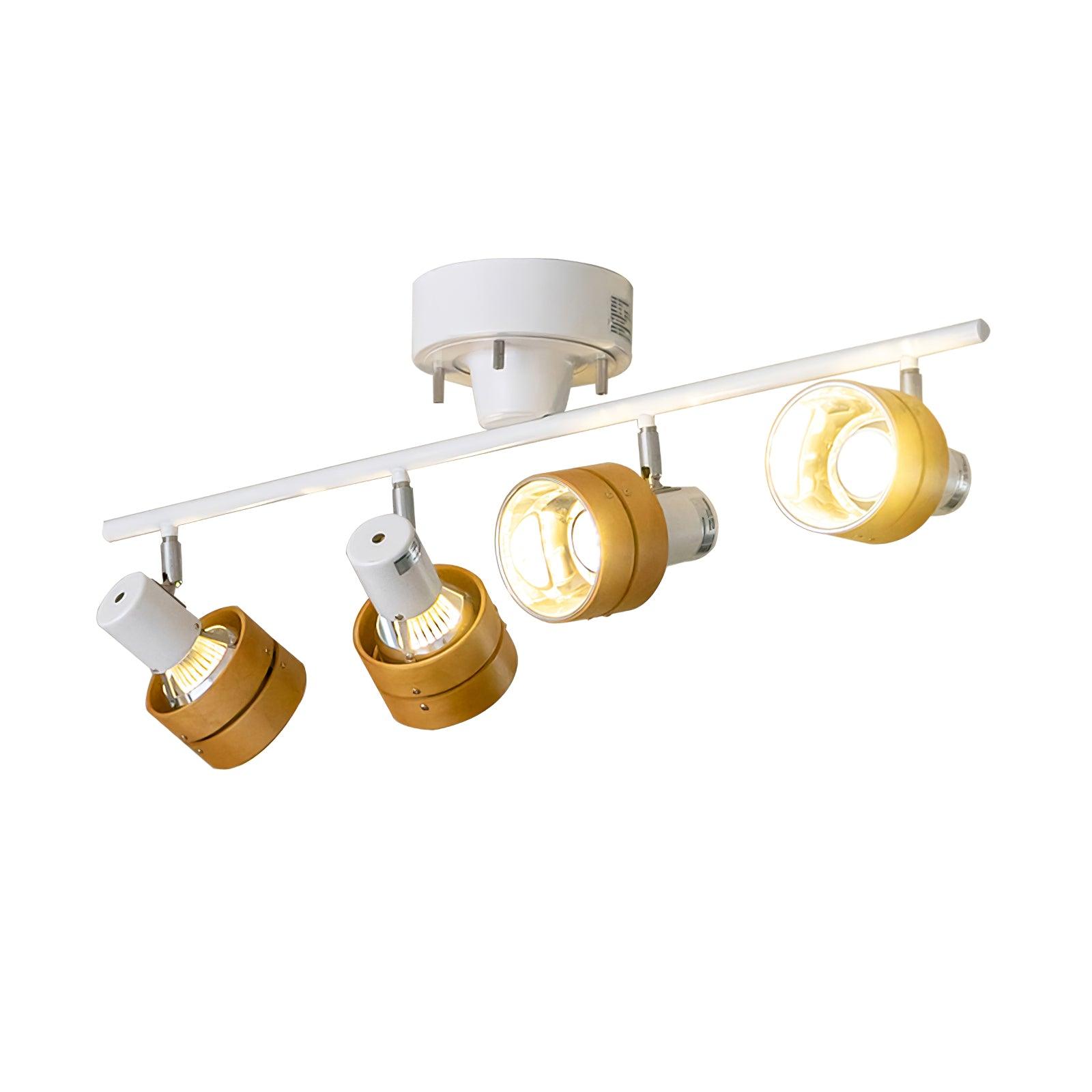 Wooden Adjustable Spot Ceiling Lamp - Lumpaz