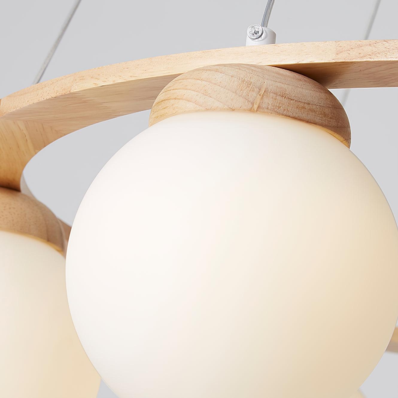 Nuura Miira Wood Chandelier - Lumpaz