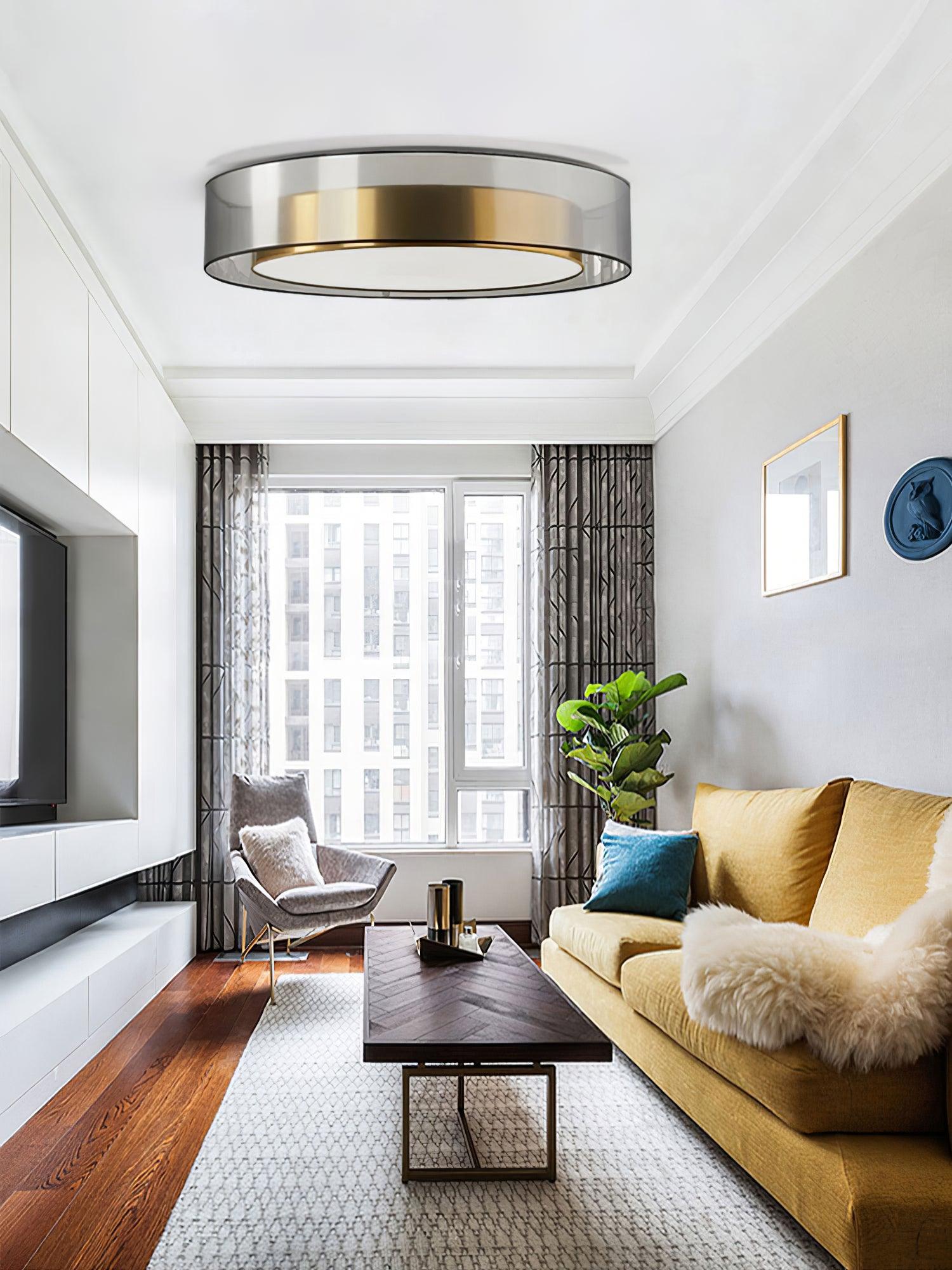 Round Low Profile Ceiling Light - Lumpaz
