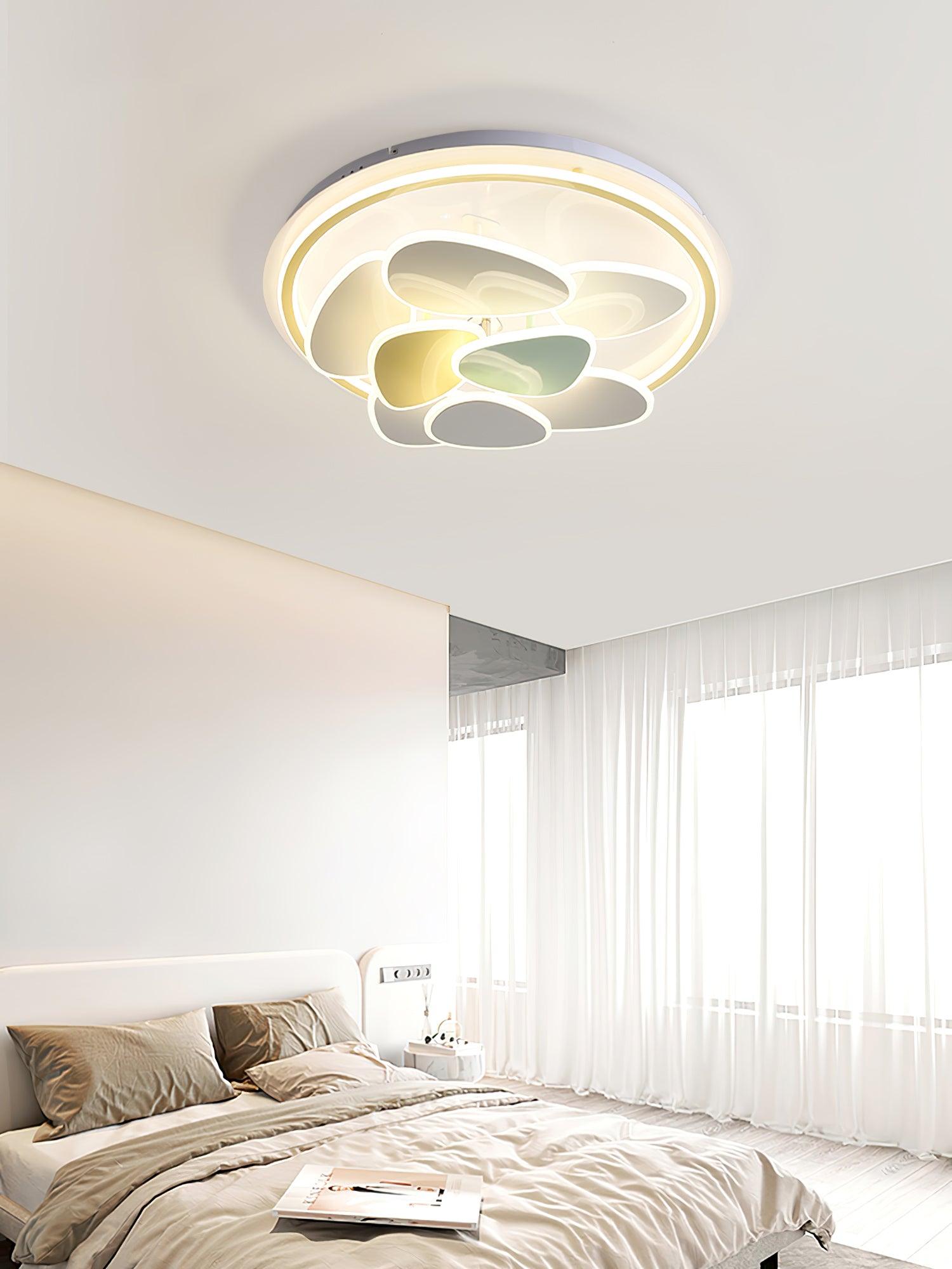 Colorful Cloud Round Ceiling Lamp - Lumpaz