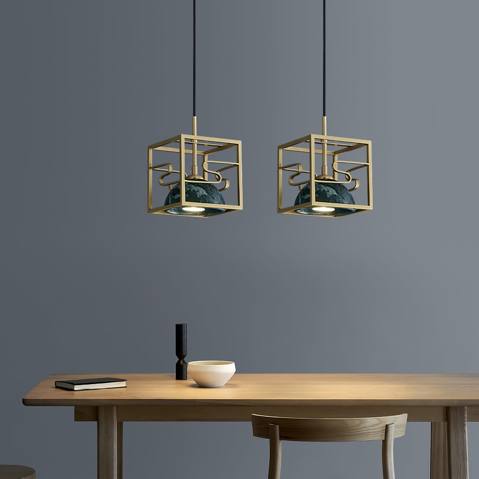 Lantern Square Pendant Lamp - Lumpaz