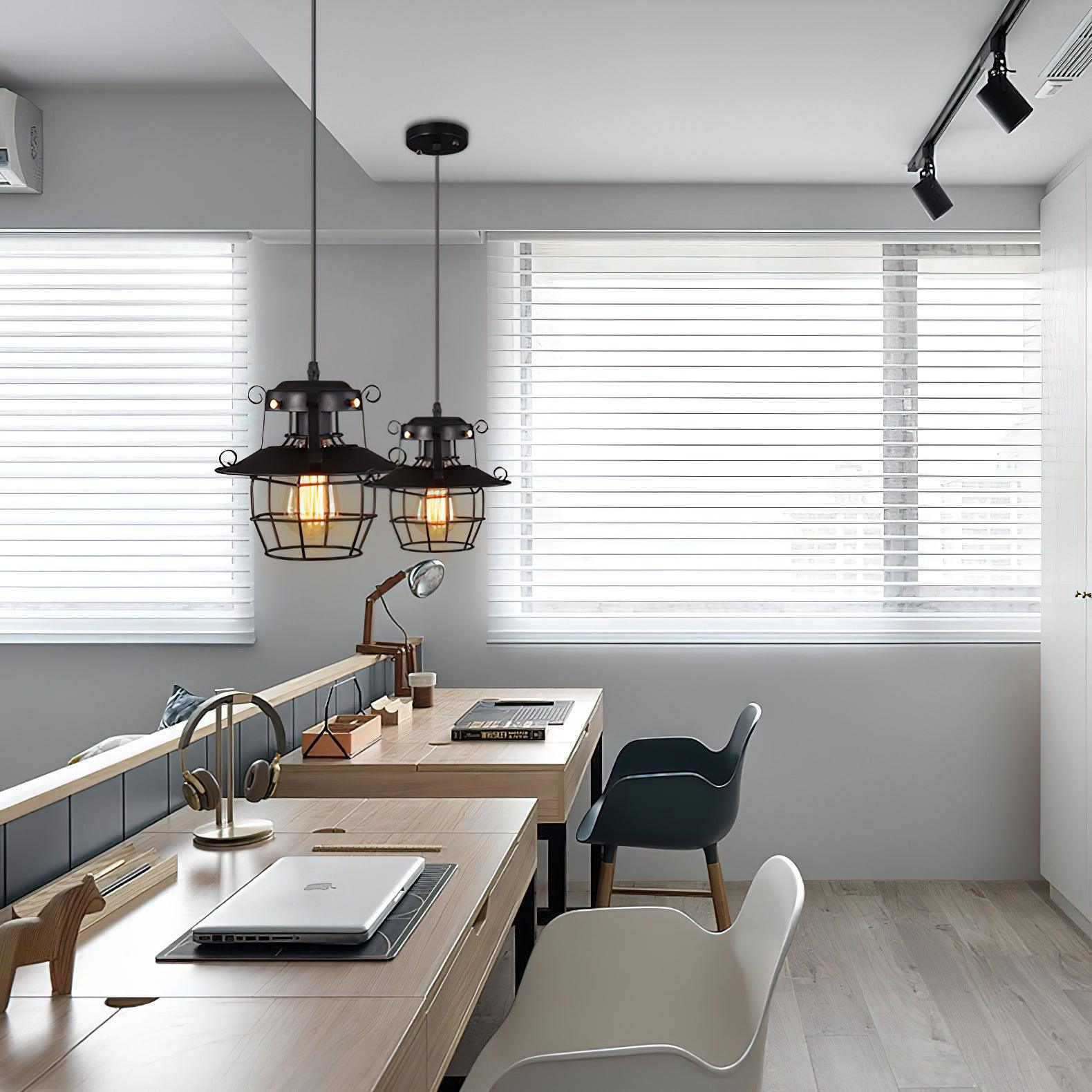 Retro Birdcage Pendant Light - Lumpaz