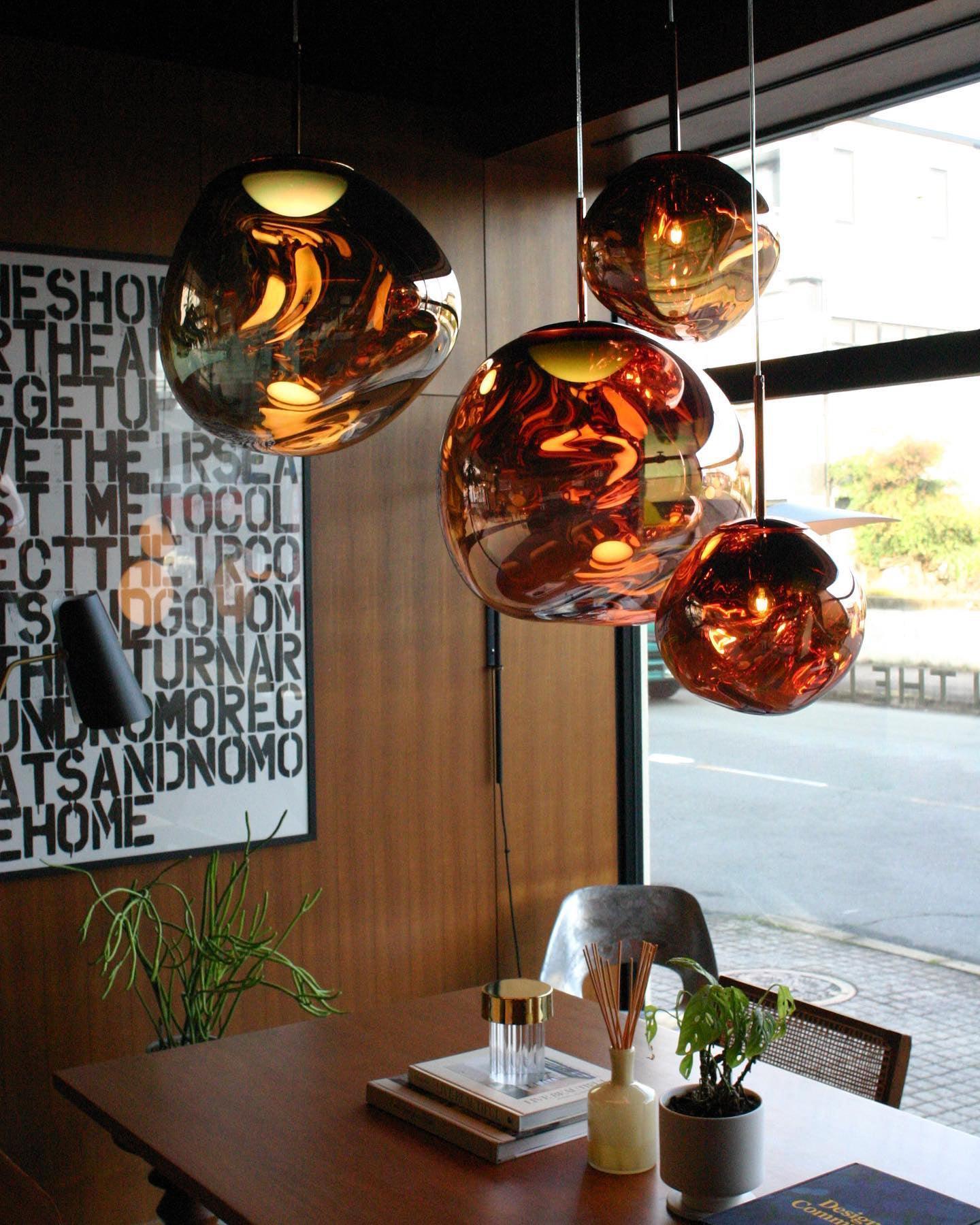 Multi Lava Round Pendant Lamp - Lumpaz