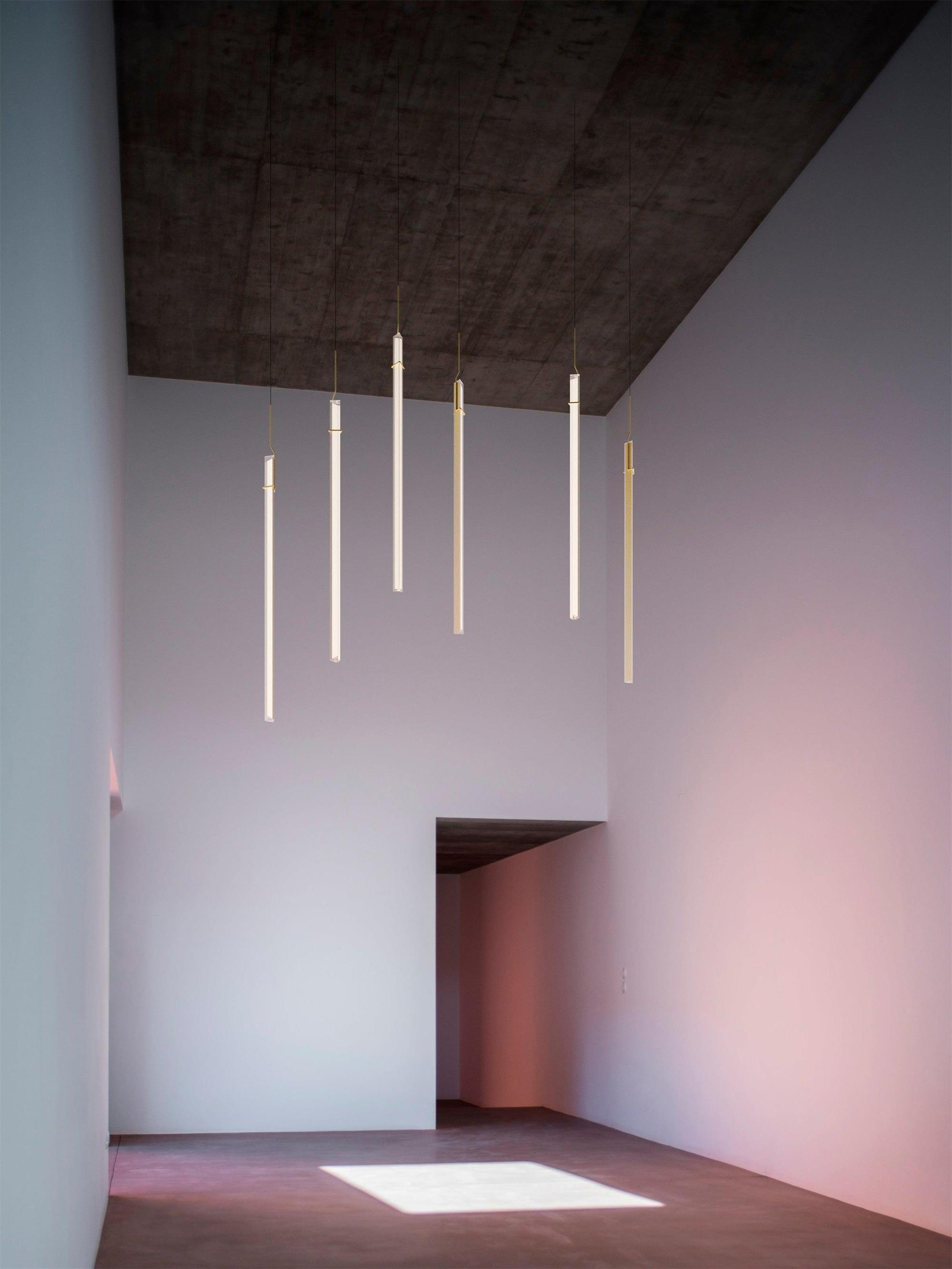 Halo Jewel Straight Pendant Light - Lumpaz