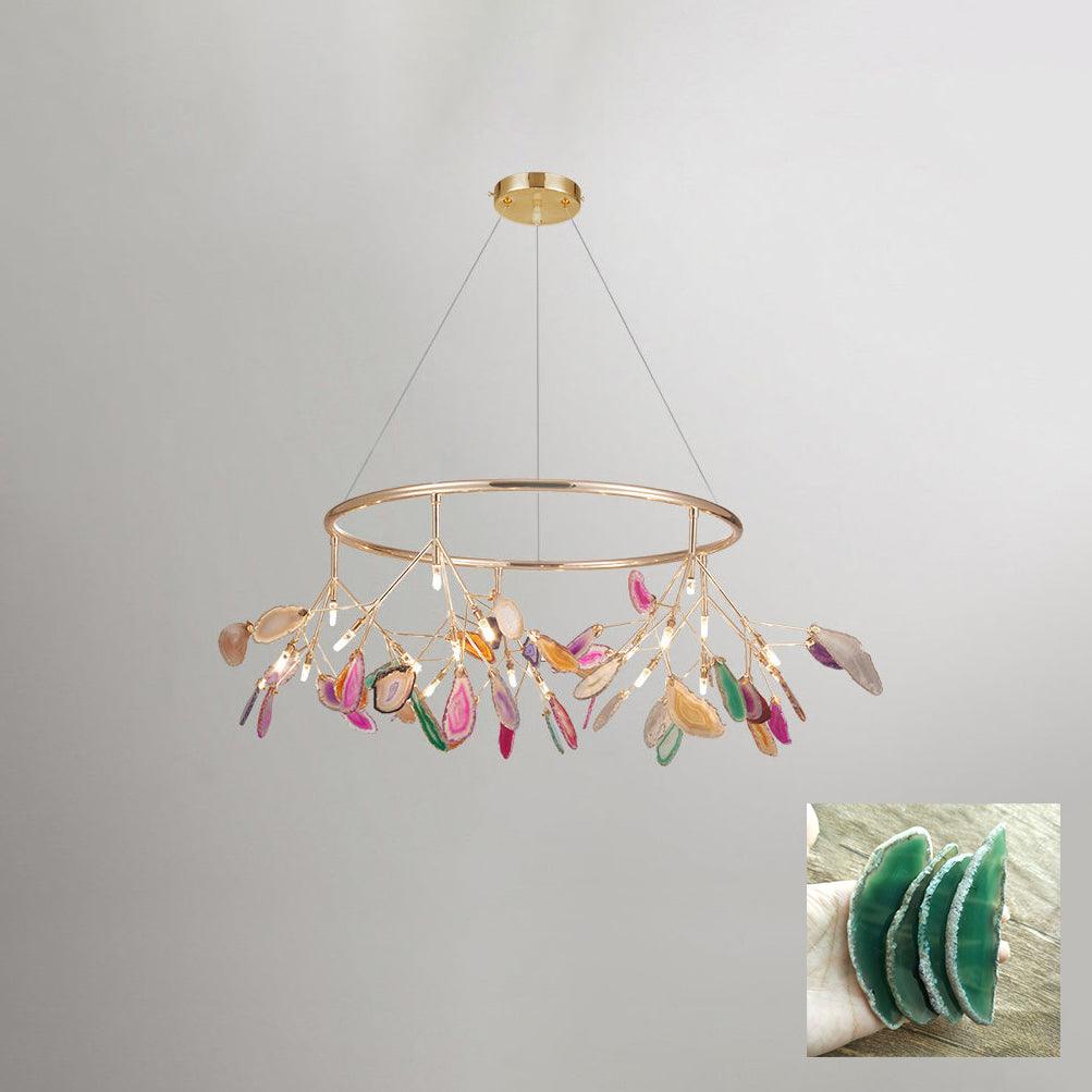 Agate Flake Chandelier - Lumpaz