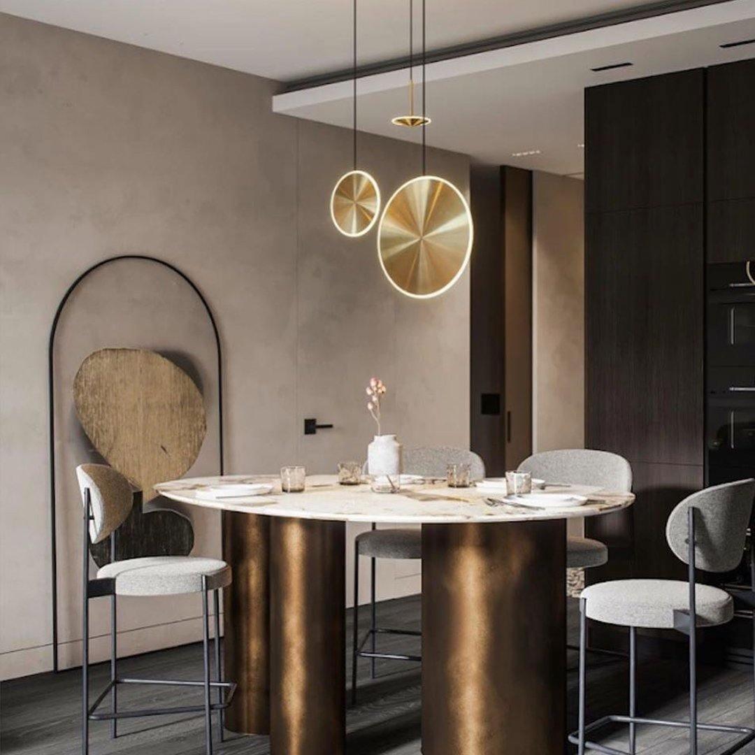 Chrona Dish Pendant Light - Lumpaz