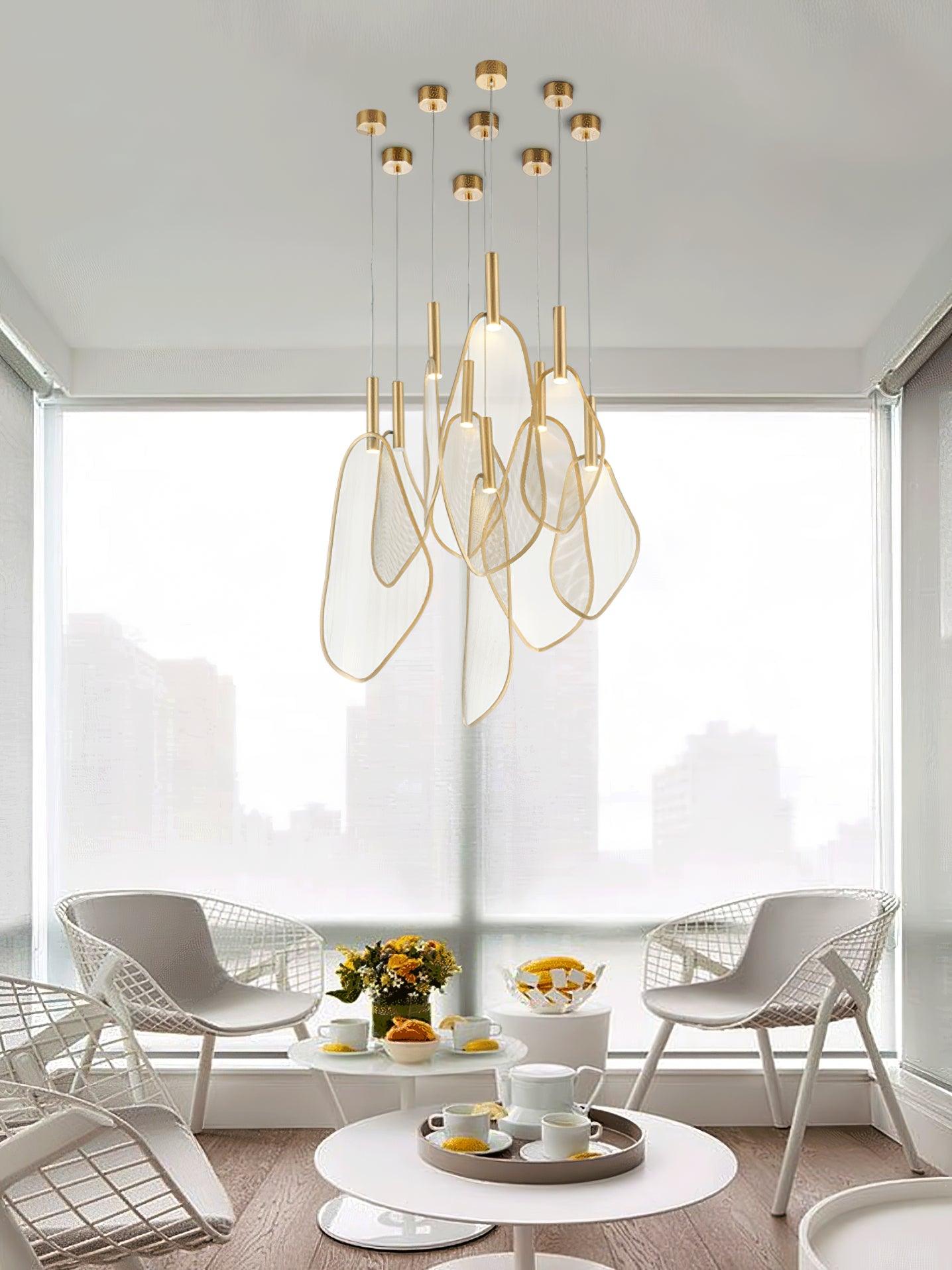 Fan Shape Pendant Light - Lumpaz
