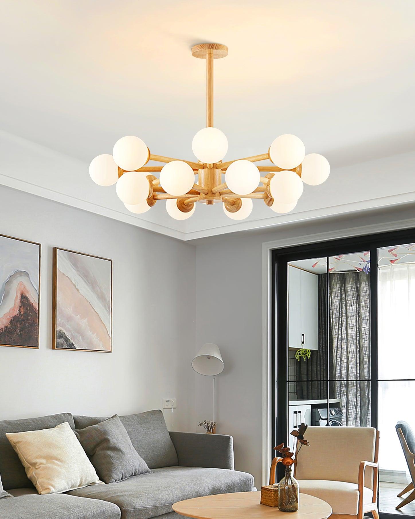 Kozan Wooden Chandelier - Lumpaz