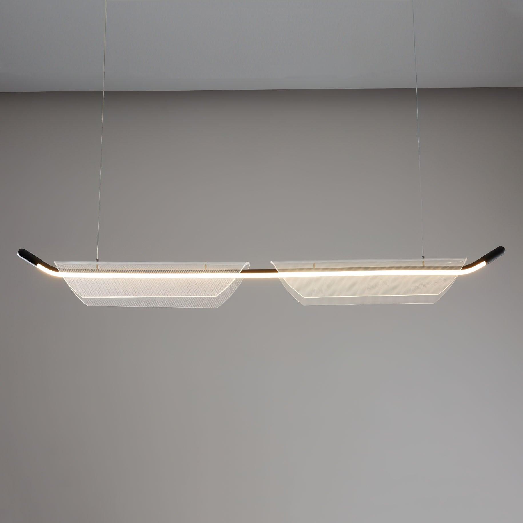 Two Boats Acrylic Pendant Light - Lumpaz
