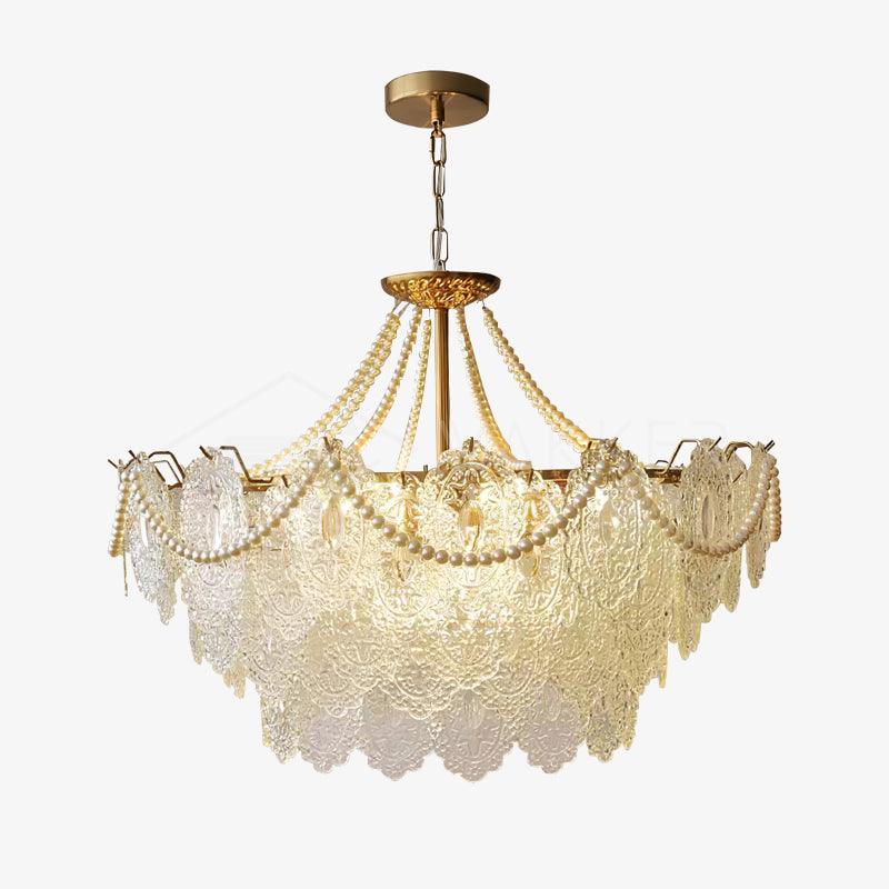 Pearls Glass Chandelier - Lumpaz