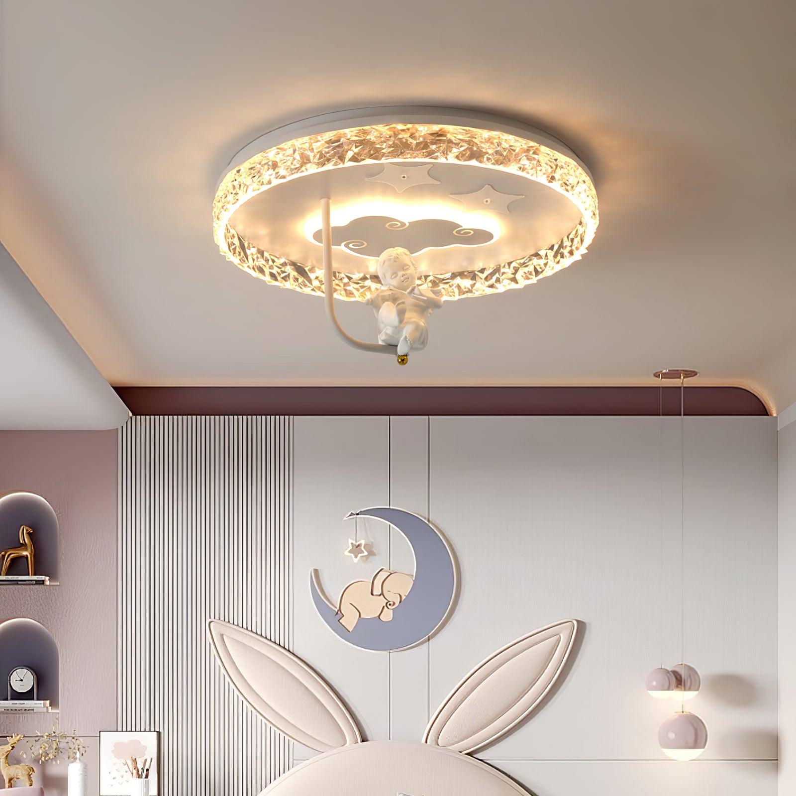 Round Carousel Children's Ceiling Lamp - Lumpaz