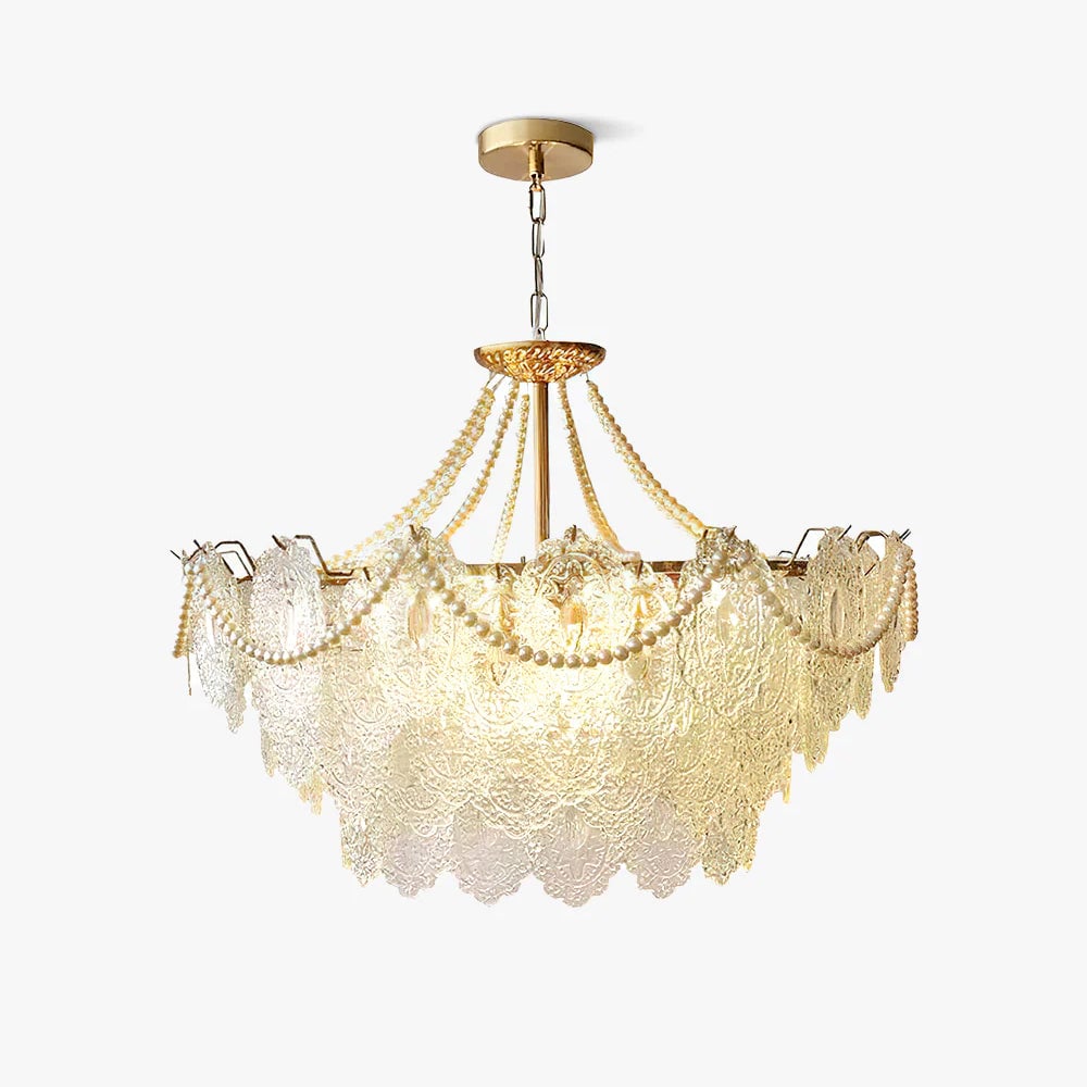 Pearls Glass Chandelier - Lumpaz