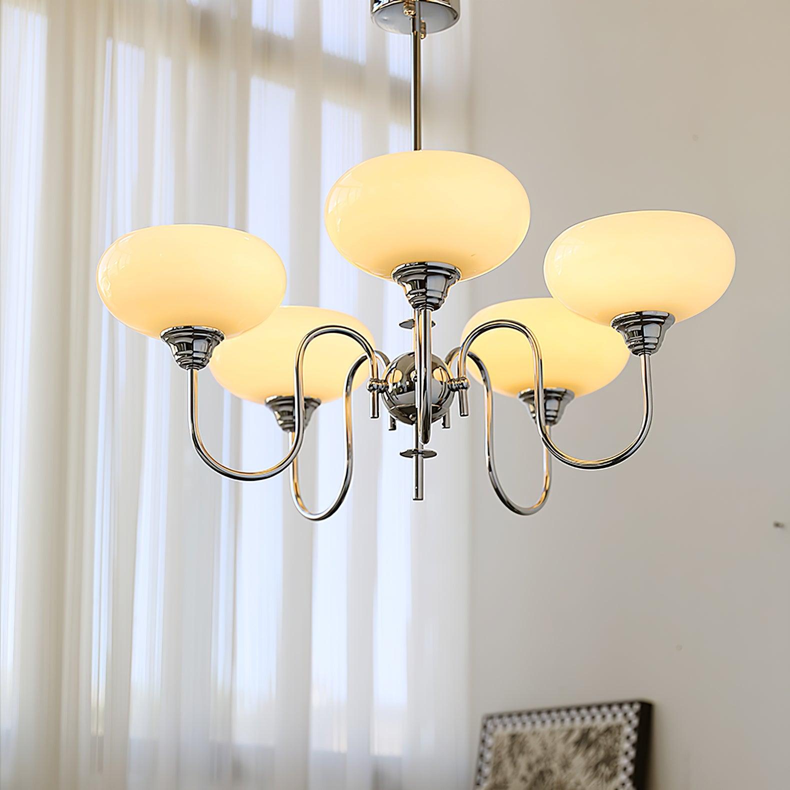 Creamy Persimmon Chandelier - Lumpaz