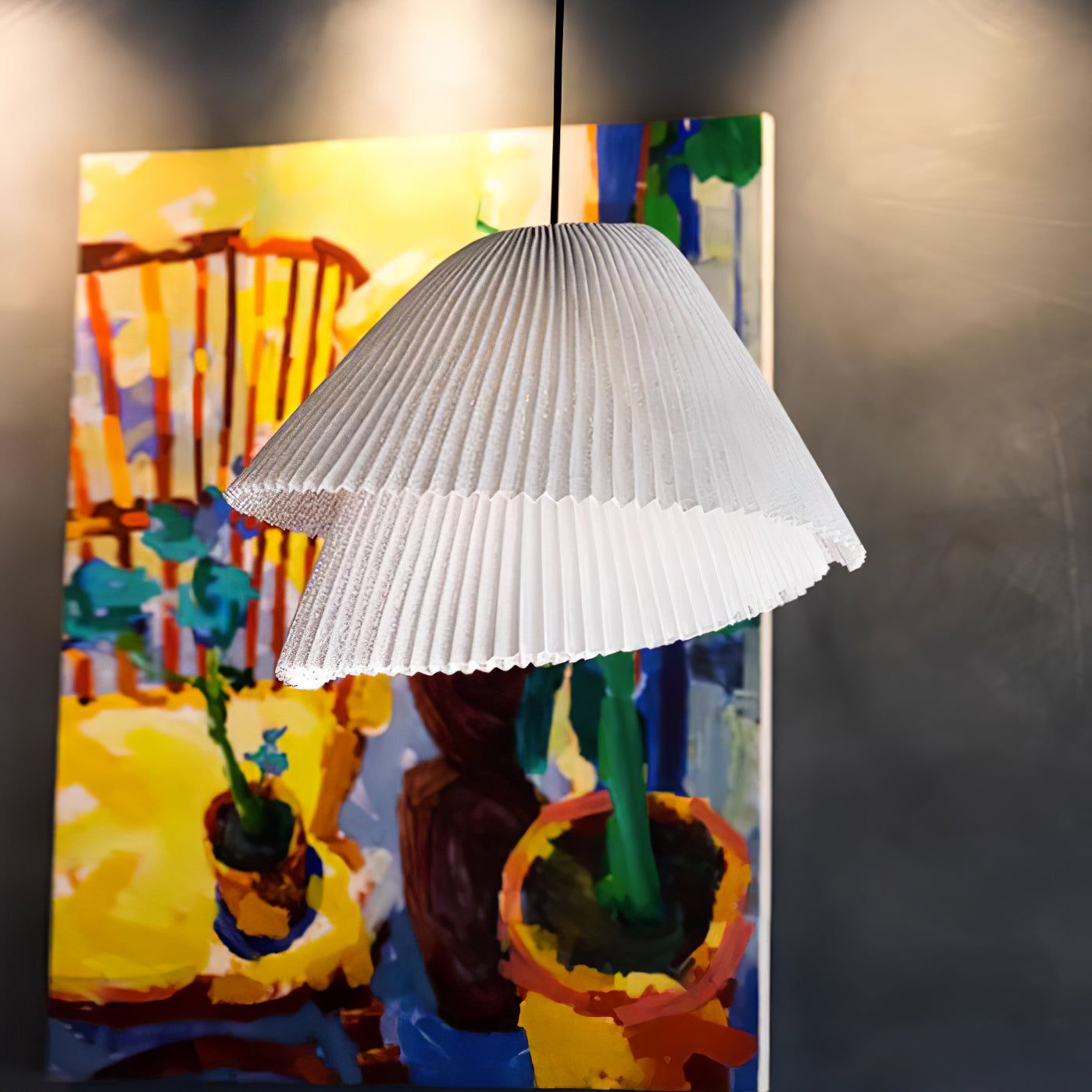 Harmonious Stainless Steel Mesh Pendant Lamp - Lumpaz