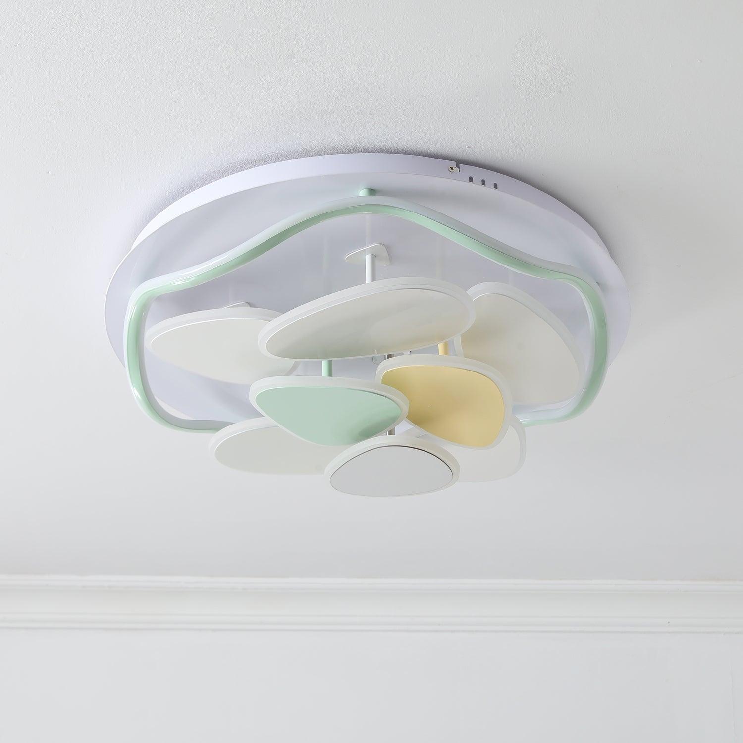 Colorful Cloud Round Ceiling Lamp - Lumpaz