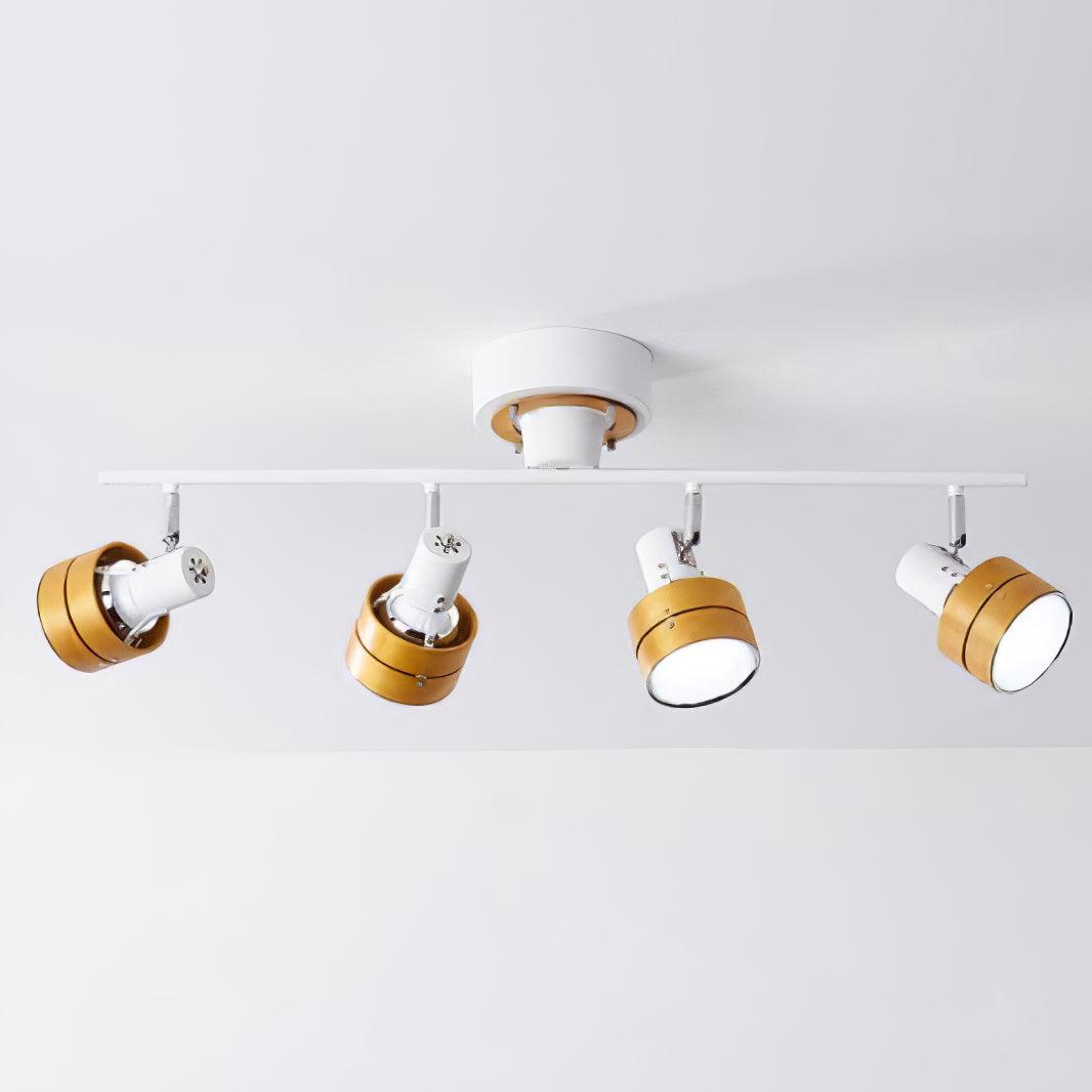 Wooden Adjustable Spot Ceiling Lamp - Lumpaz