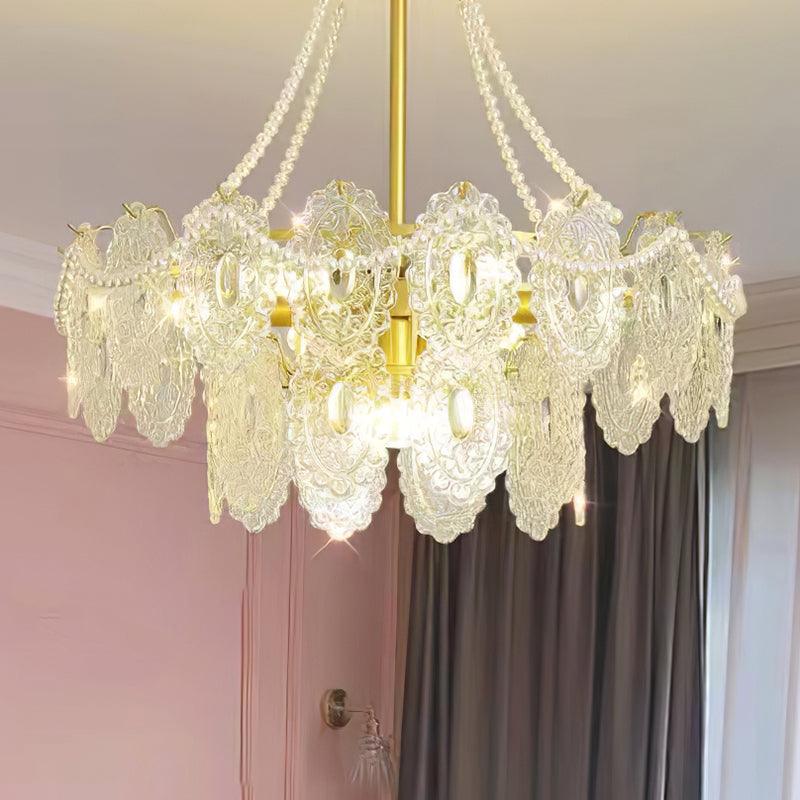 Pearls Glass Chandelier - Lumpaz