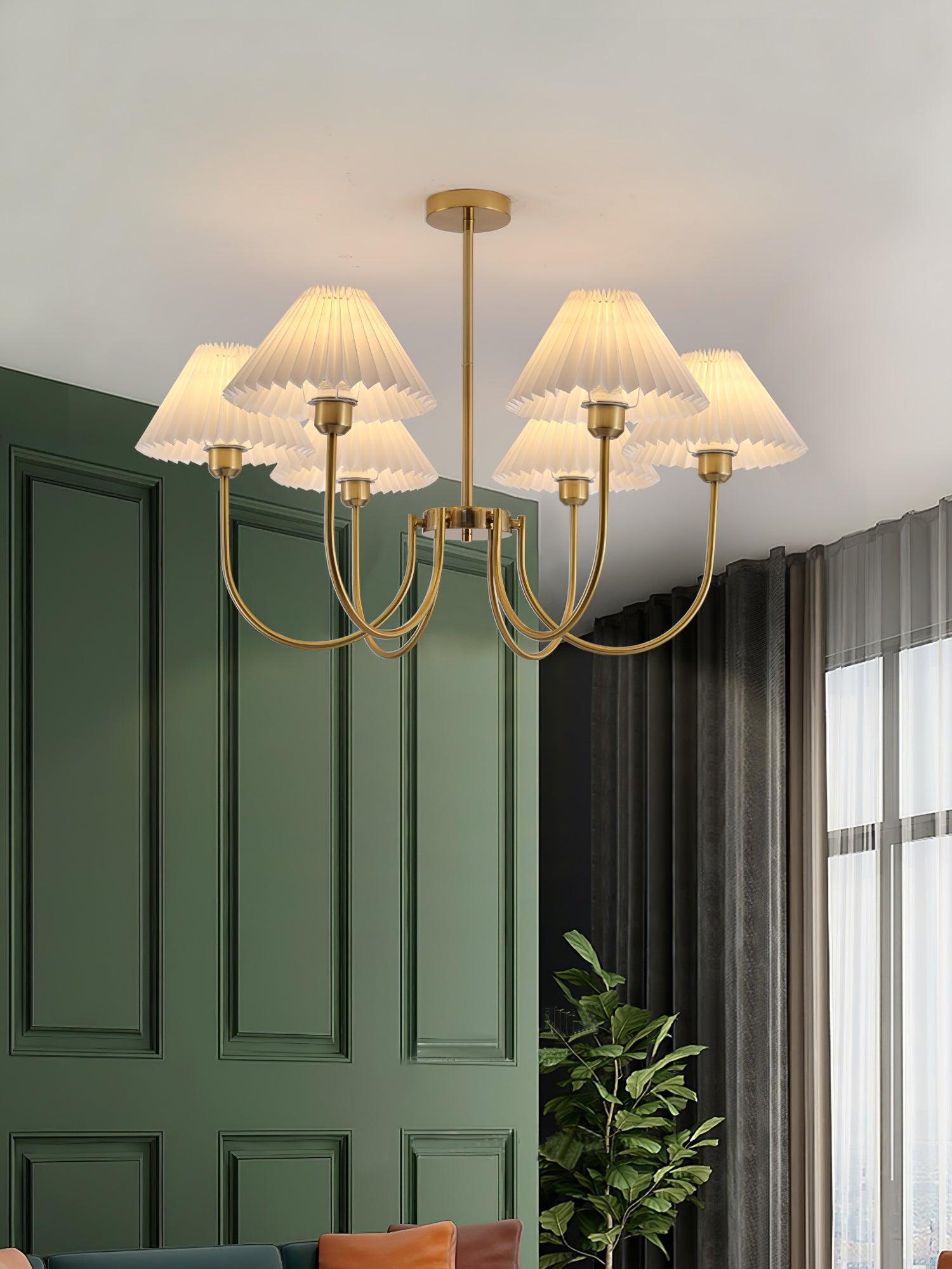 Lenore Pleated Chandelier - Lumpaz