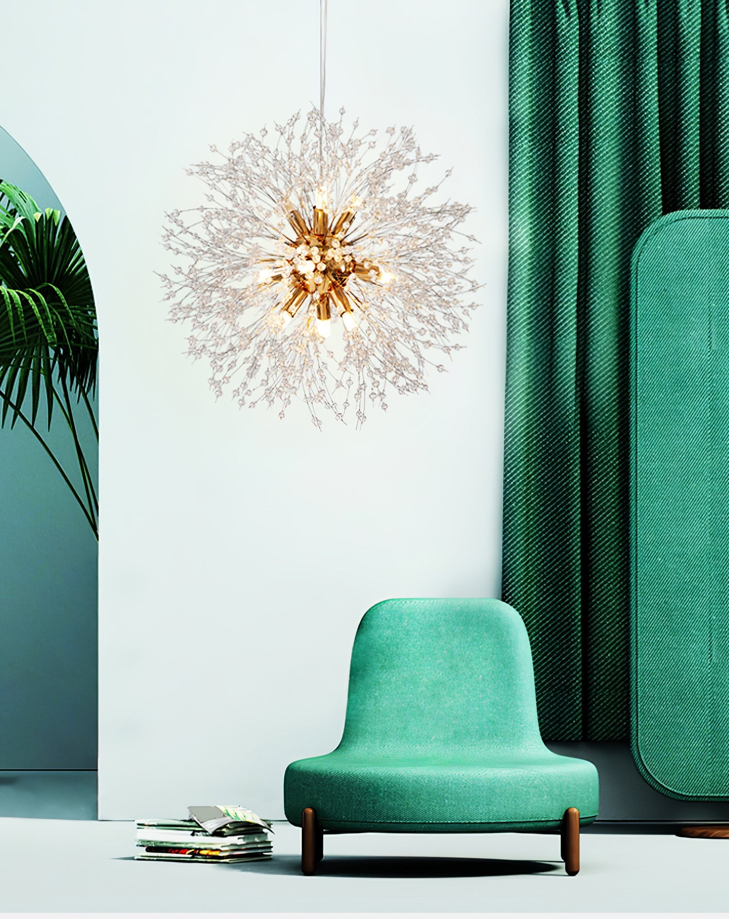 Crystal Dandelion Chandelier - Lumpaz