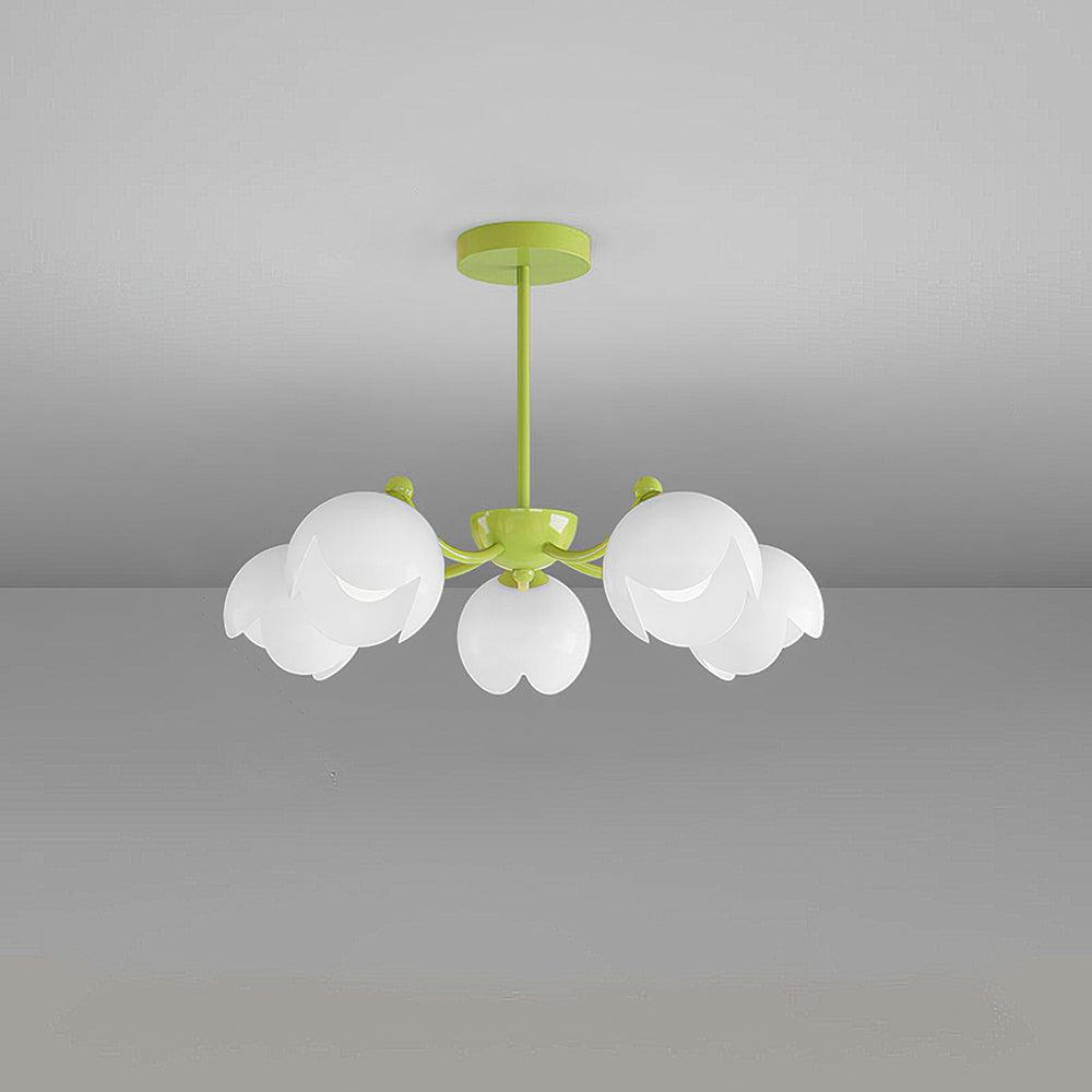 Murano Cream Chandelier - Lumpaz