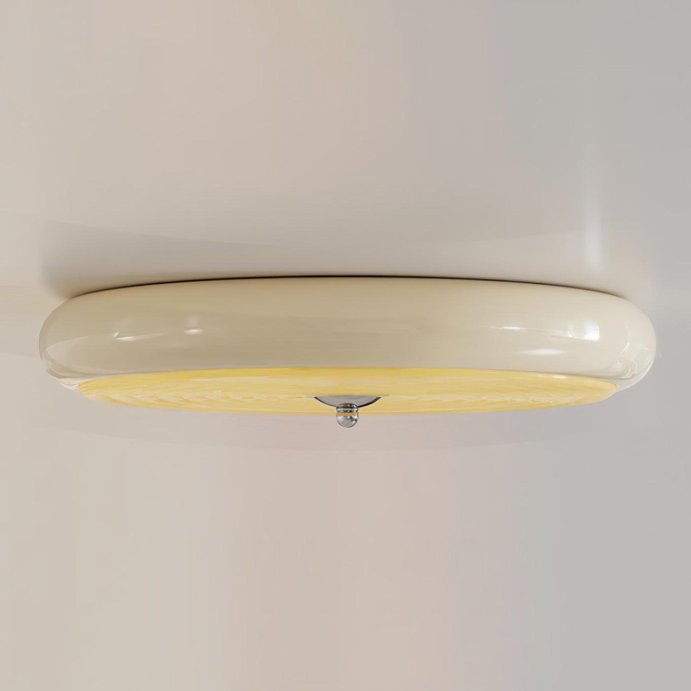 Ripple Cream Ceiling Lamp - Lumpaz