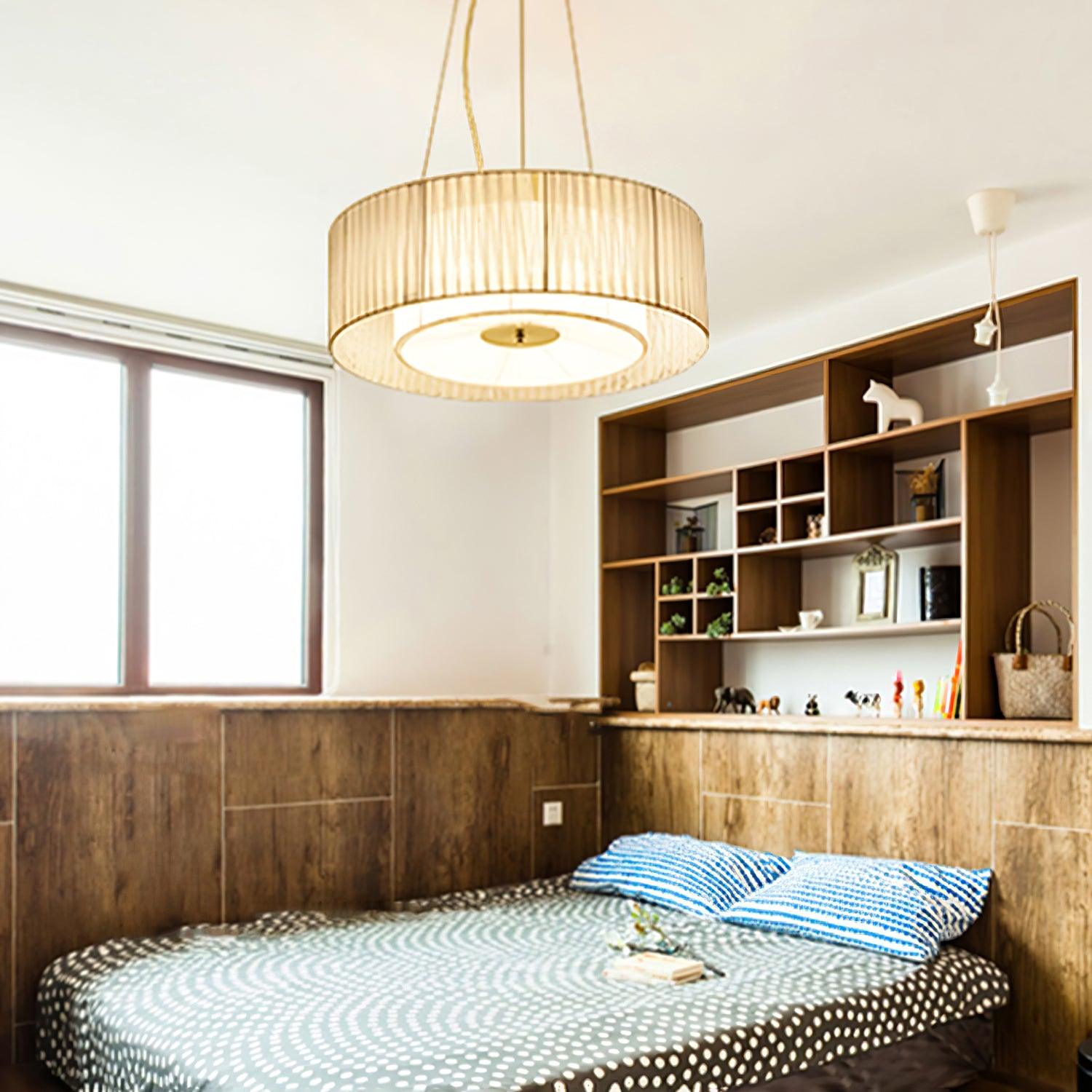Ruffle Pleated Pendant Lamp - Lumpaz