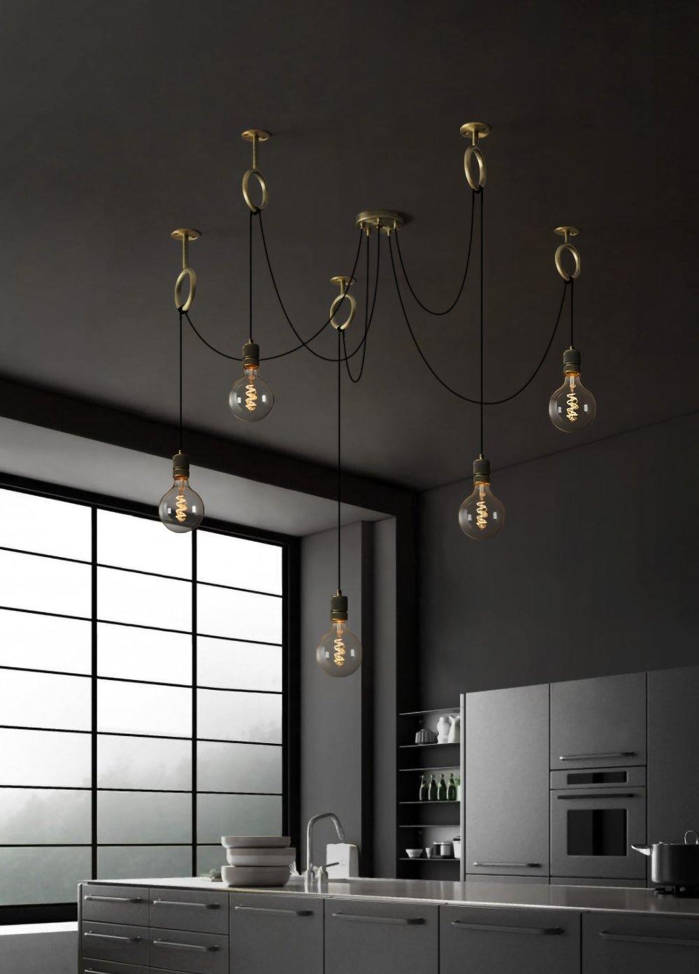 Industrial Spider Chandelier - Lumpaz