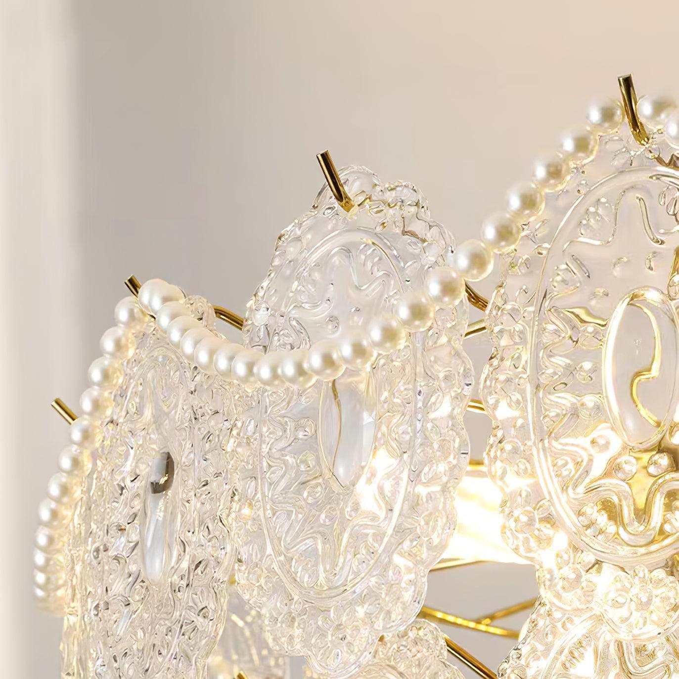 Wave Pearl Chandelier - Lumpaz