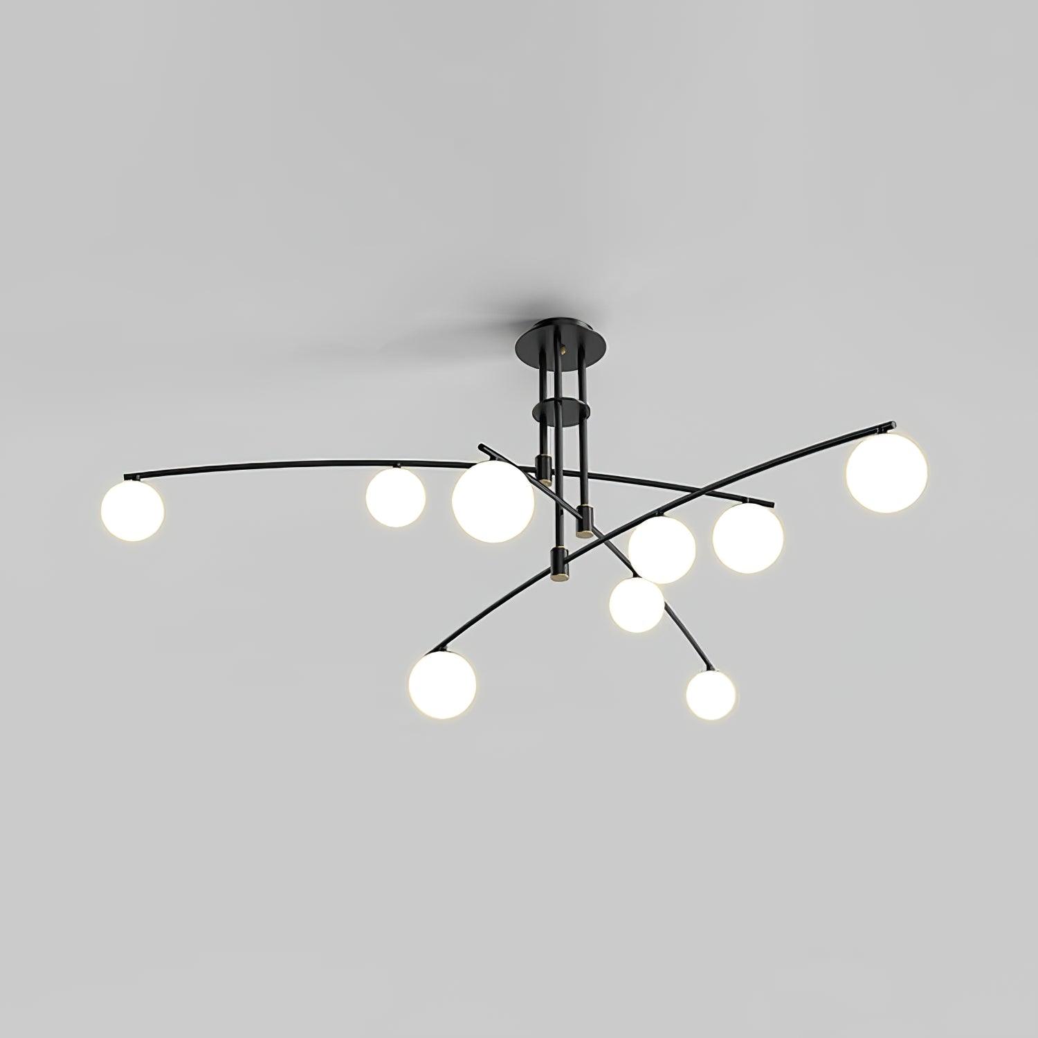 Modern Long Arm Chandelier - Lumpaz