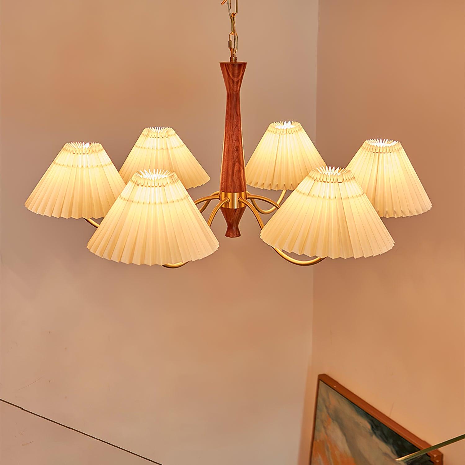Pleated Chandelier - Lumpaz
