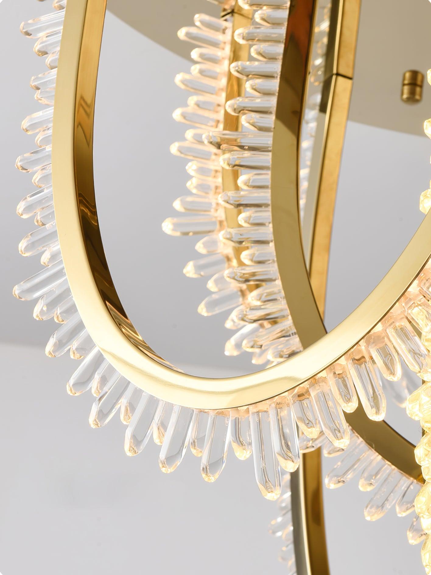 Crystal Corde Ceiling Light - Lumpaz