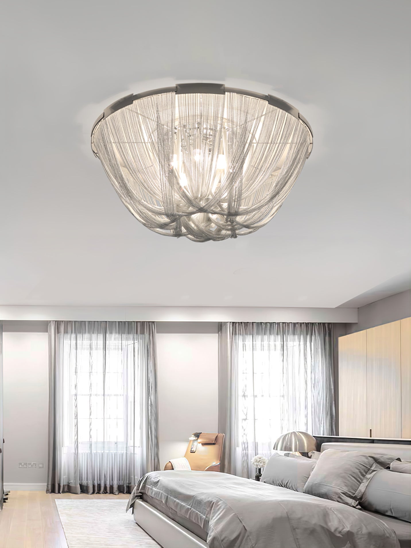 Tassel Aluminum Chain Ceiling Light - Lumpaz