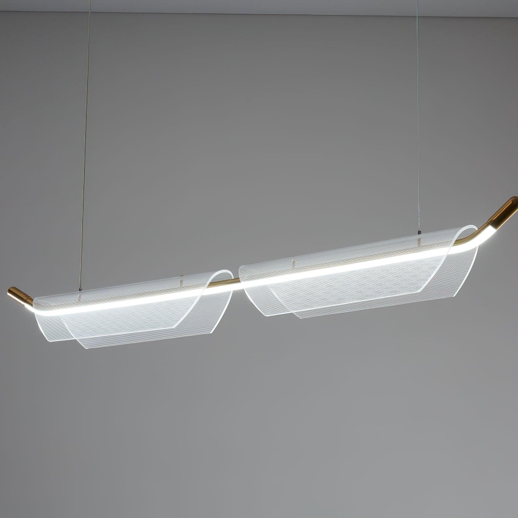 Two Boats Acrylic Pendant Light - Lumpaz