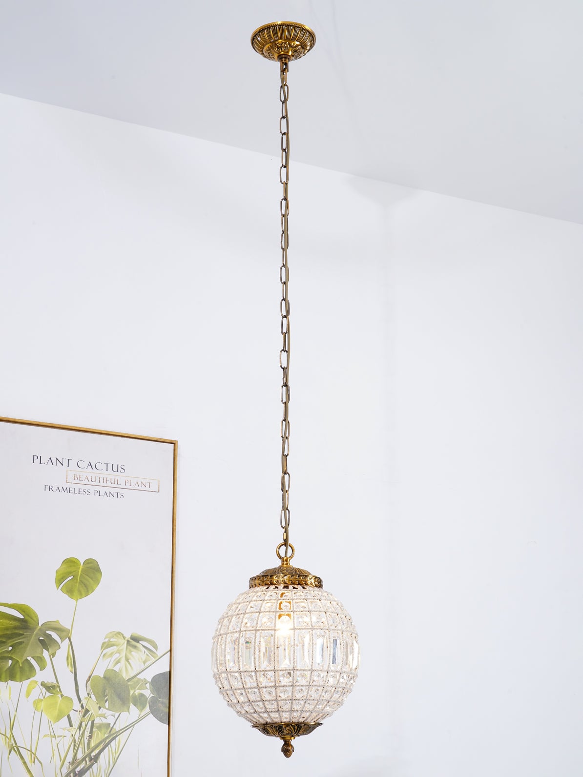 Traditional Gold Globe Chandelier - Lumpaz