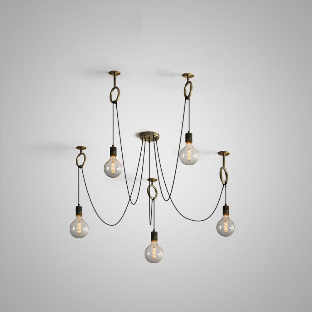 Industrial Spider Chandelier - Lumpaz