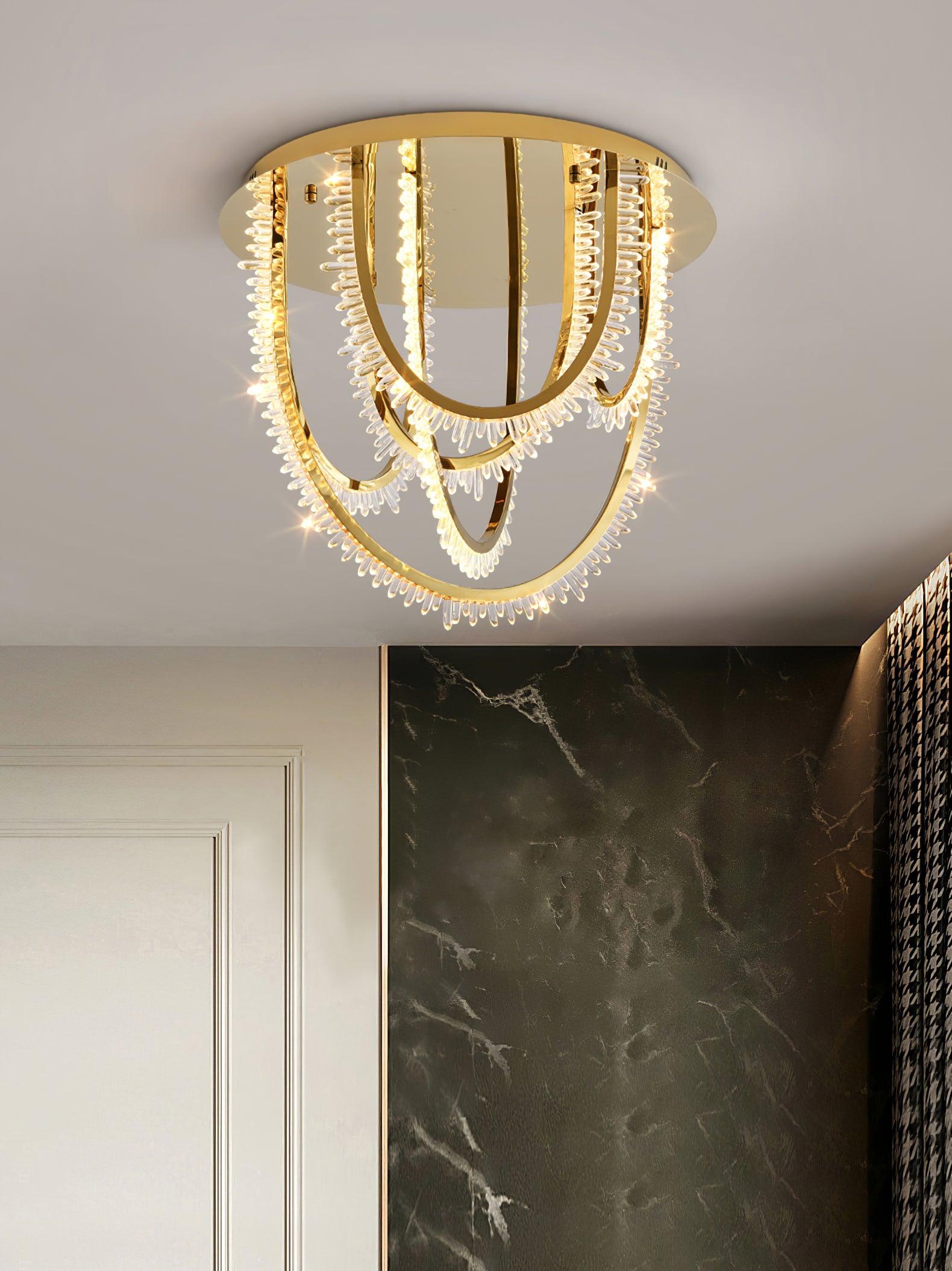 Crystal Corde Ceiling Light - Lumpaz