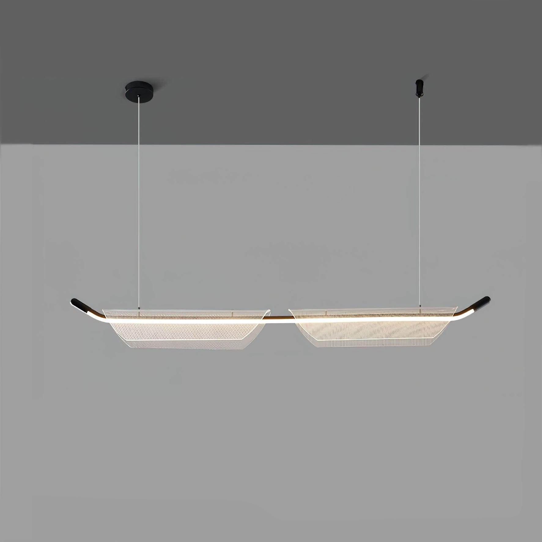 Two Boats Acrylic Pendant Light - Lumpaz