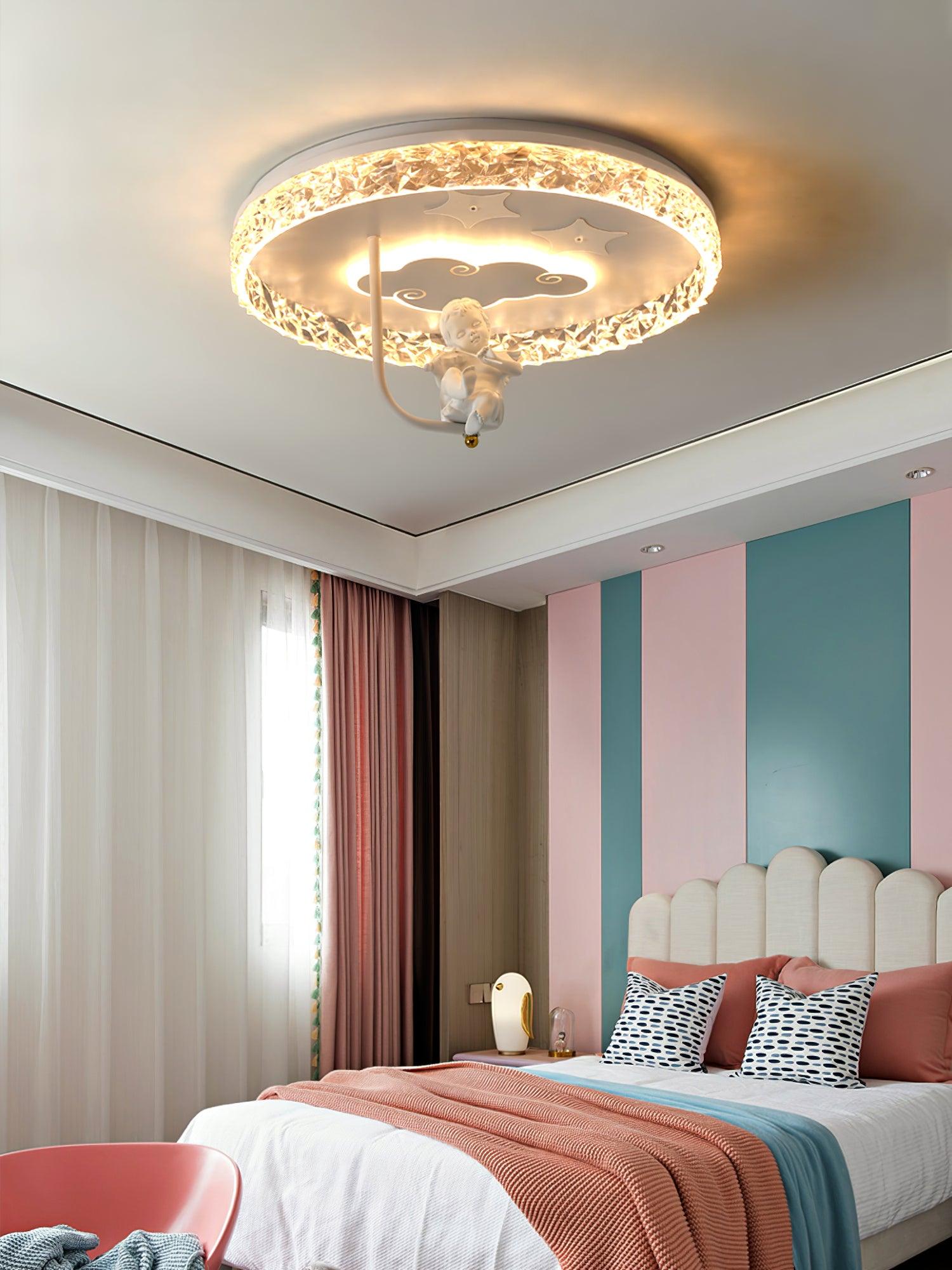 Round Carousel Children's Ceiling Lamp - Lumpaz