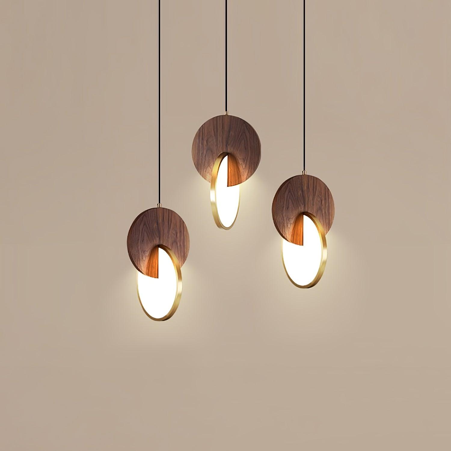 Double Disk Pendant Lamp - Lumpaz